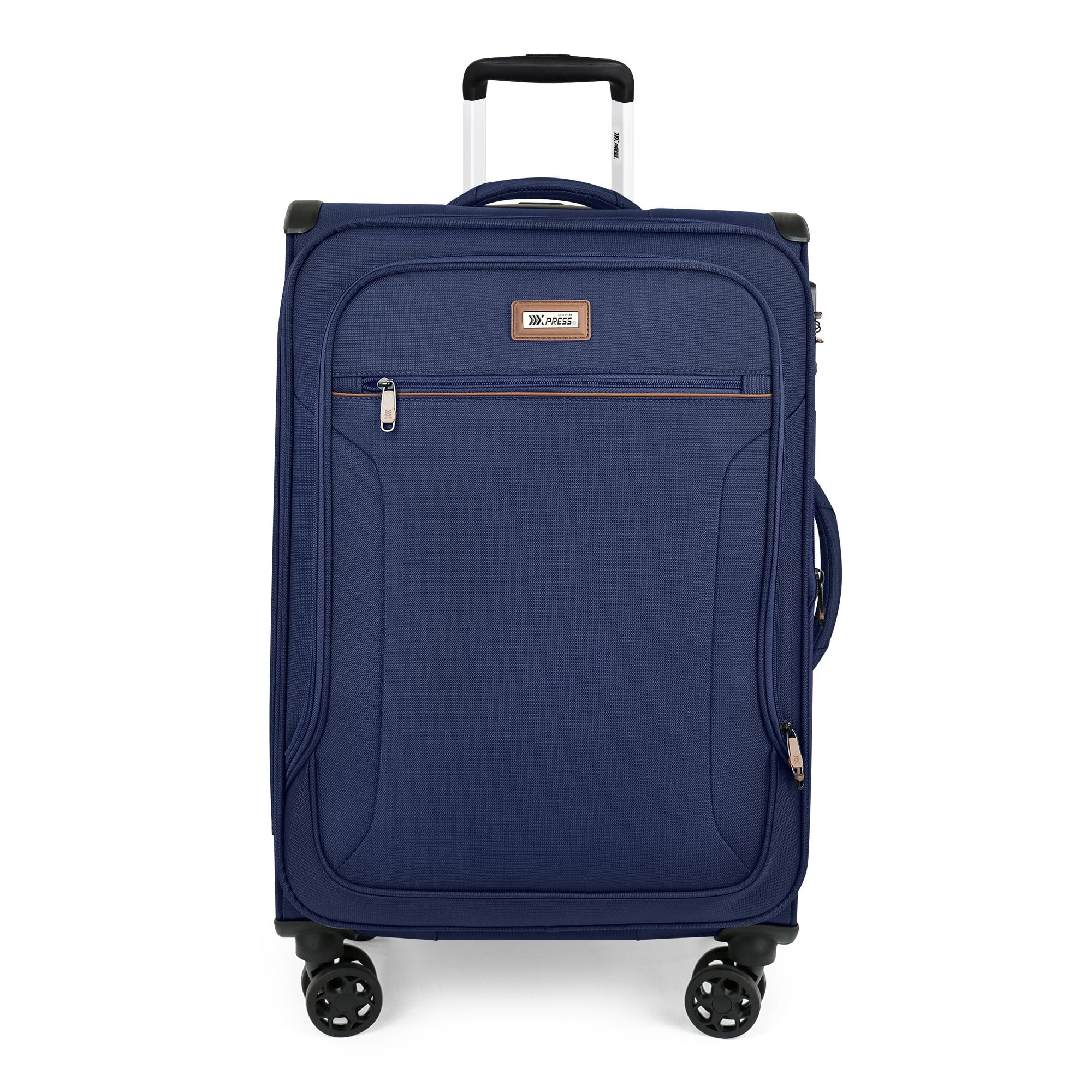 NEW YORK XPRESS XJ-1907 Expandable Soft Shell Spinner Suitcase with TSA Lock, Durable Lightweight Travel Case