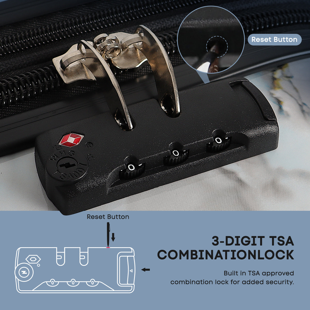 Single suitcase 0028,20/24/28 inch Expandable 20% Luggage w/Spinner Wheels