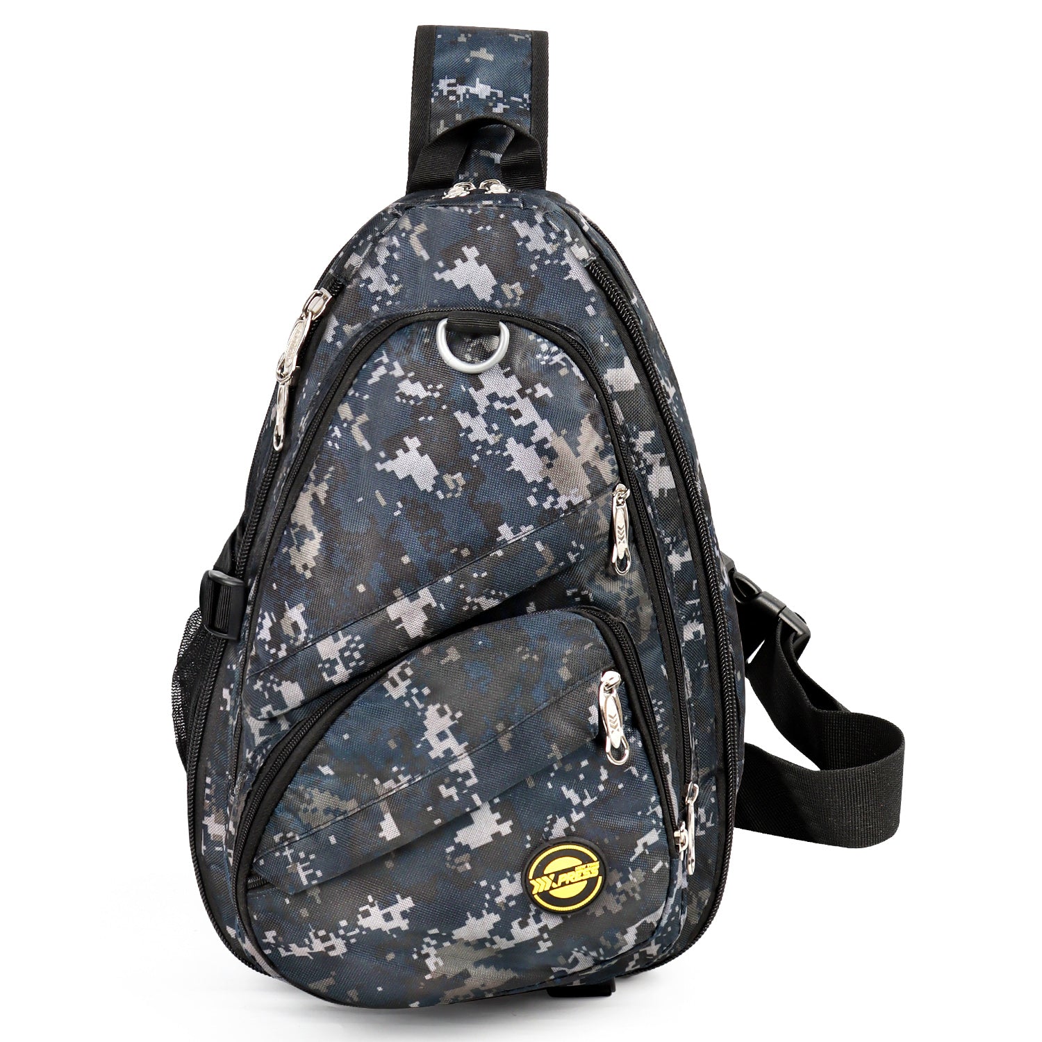 New York XPress Camouflage Crossbody Sling Bags for Men/Women w/Adjustable Strap,Expandable 14–25L,for Sports Hiking Daypack