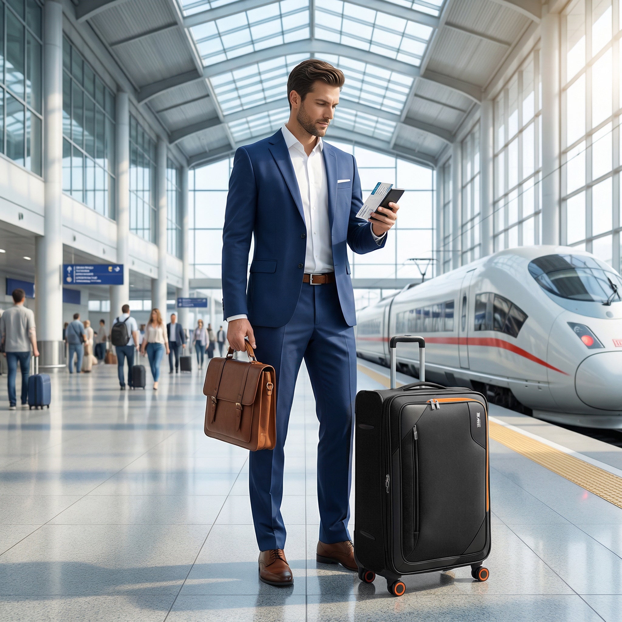New York XPress WD-8818 Single Suitcase 20''/26''/30'',Softside Suitcase with TSA LOCK,Expandable 20% Luggage with Spinner Wheels,Tear-Resistant
