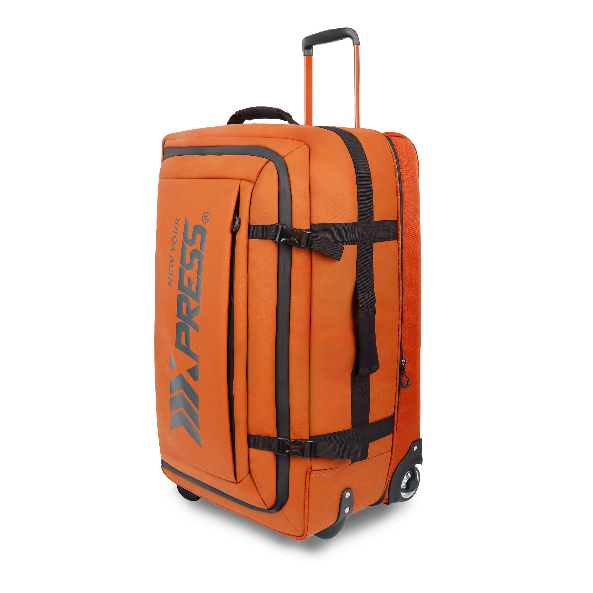 New York XPress TA-069-20'' Rolling Duffle Bag w/Wheels,26in/30in Rolling Duffle Bag w/Handle,Carry on Luggage Travel Duffle Bags for Man Women