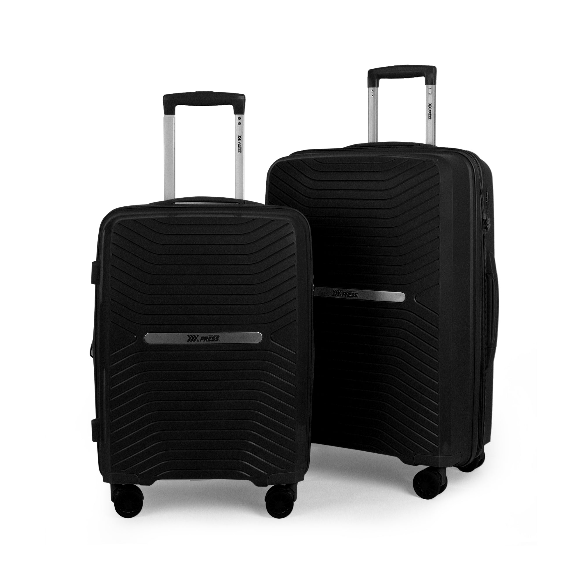 New York XPress 13804,3 Piece Luggage Set w/TSA LOCK,PC Hardside Suitcase Set w/Double Spinner Wheels,Expandable 20%,Luggage Sets,Lightweight Rolling Suitcase for Men/Women（20in/25in/29in）