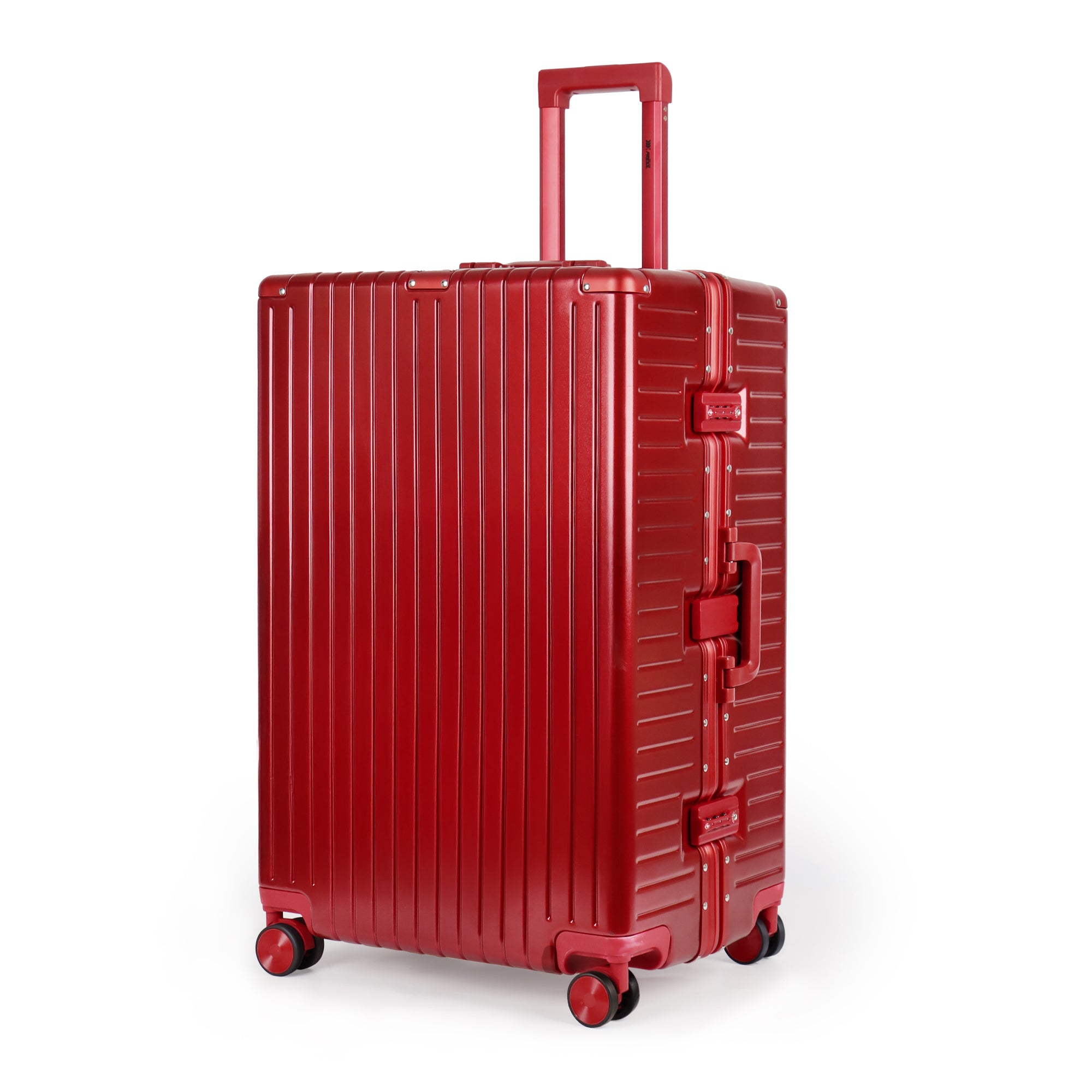 NEW YORK XPRESS Zipperless Luggage AL-12501,20in/30in,Aluminum Frame w/TSA LOCK w/Spinner Wheels