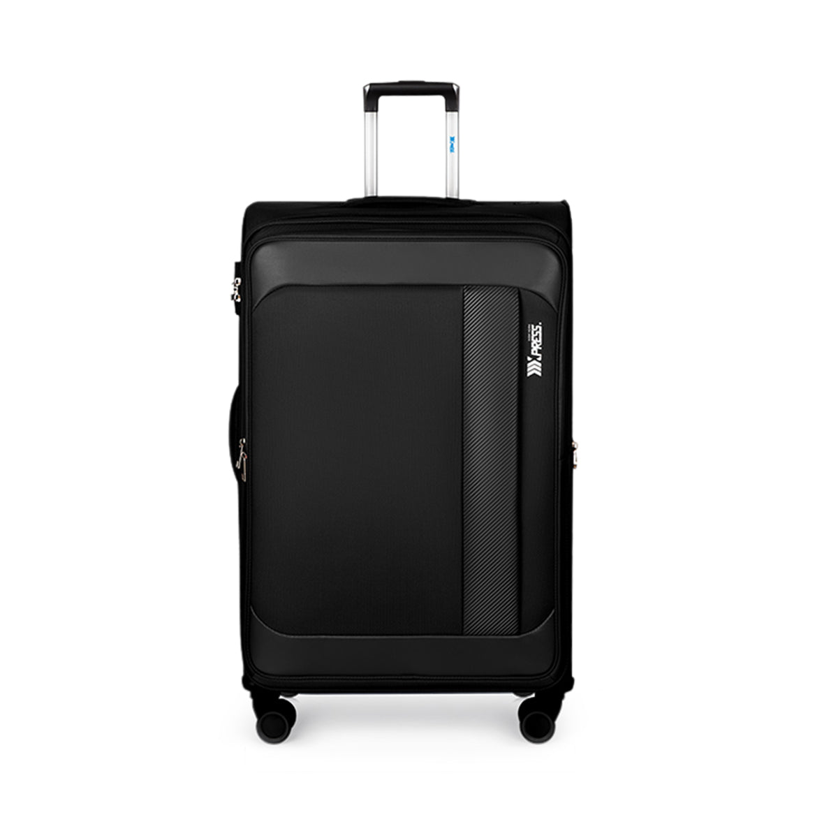 New York XPress 8809 Single Suitcase 20''/26''/30'',Softside Luggage w/Spinner Wheels and TSA LOCK,Lightweight Luggage for Men Women