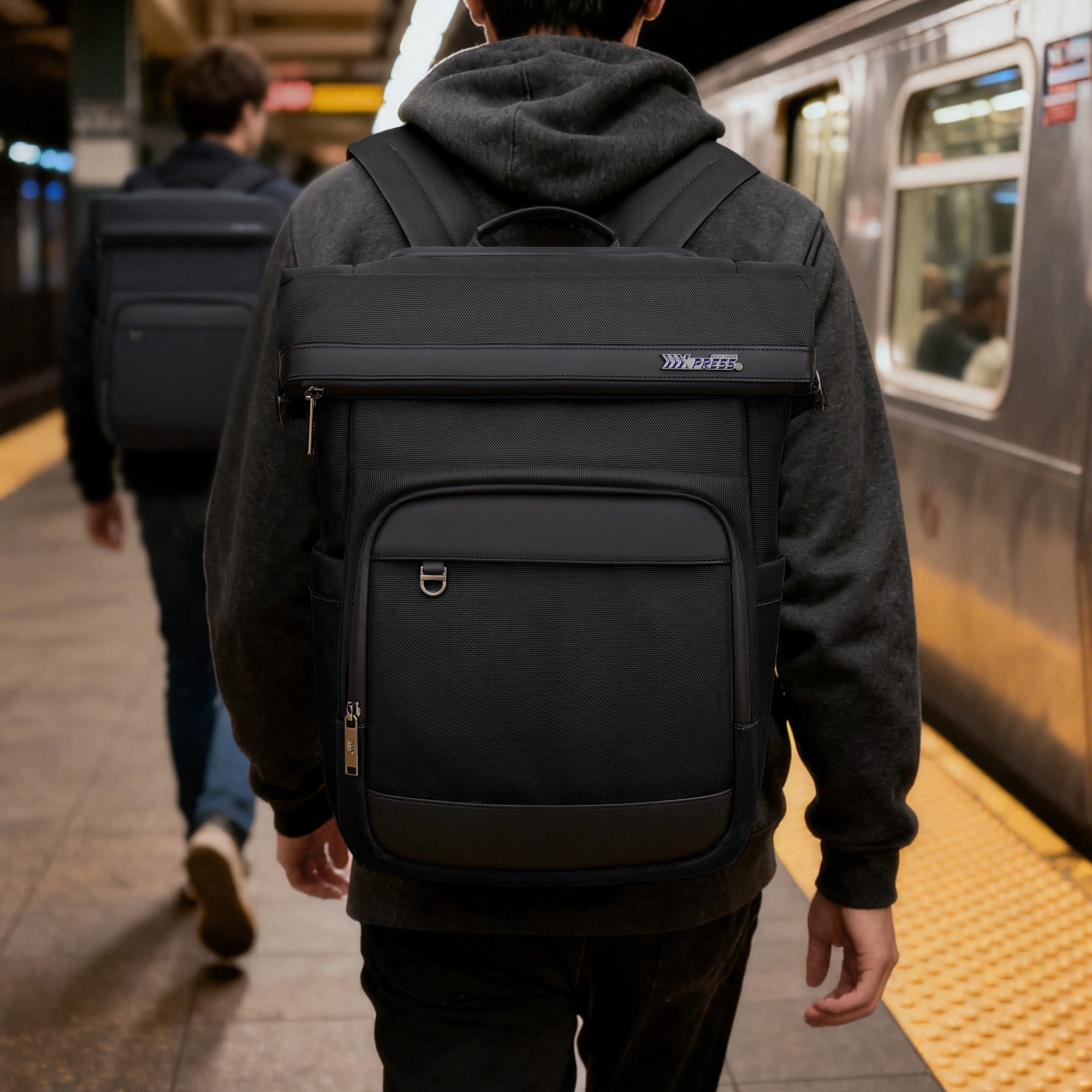 New York XPress B00684 Backpack 20'' Large Capacity Travel Laptop Backpack for 17 inch Laptop,Waterproof Backpack 27L