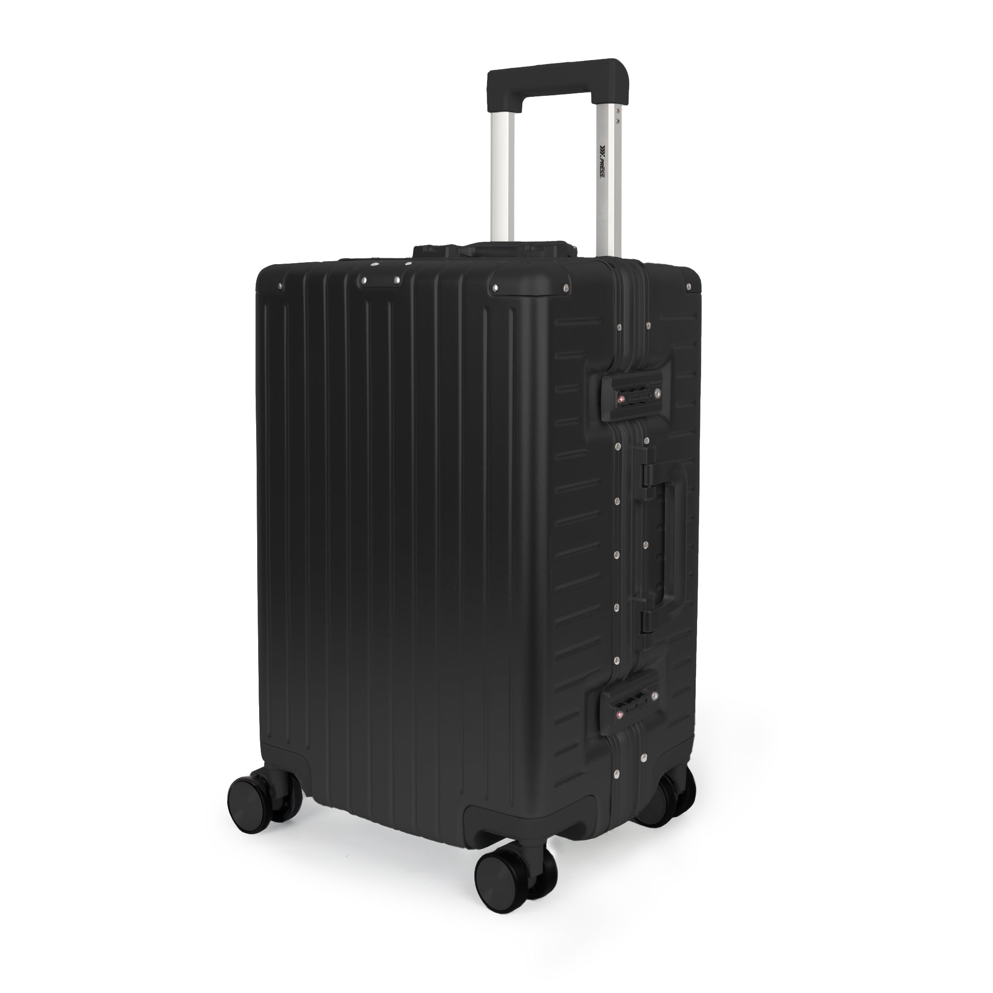NEW YORK XPRESS Zipperless Luggage AL-12501,20in/30in,Aluminum Frame w/TSA LOCK w/Spinner Wheels