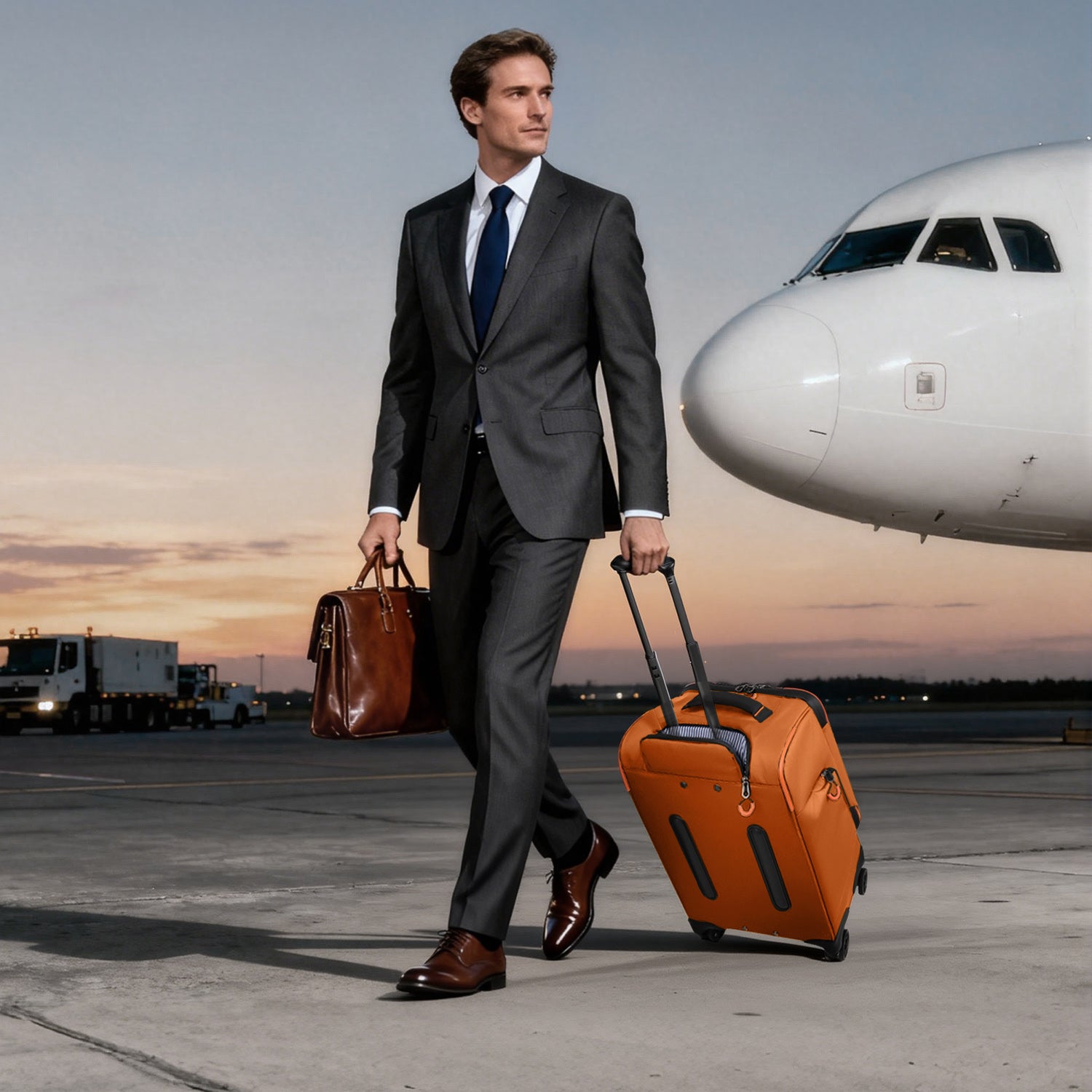 New York XPress TA-8353,20" Luggage, 24in/28in Softside Suitcase w/Double Spinner Wheels, Waterproof,Lightweight Rolling Suitcases for Men/Women