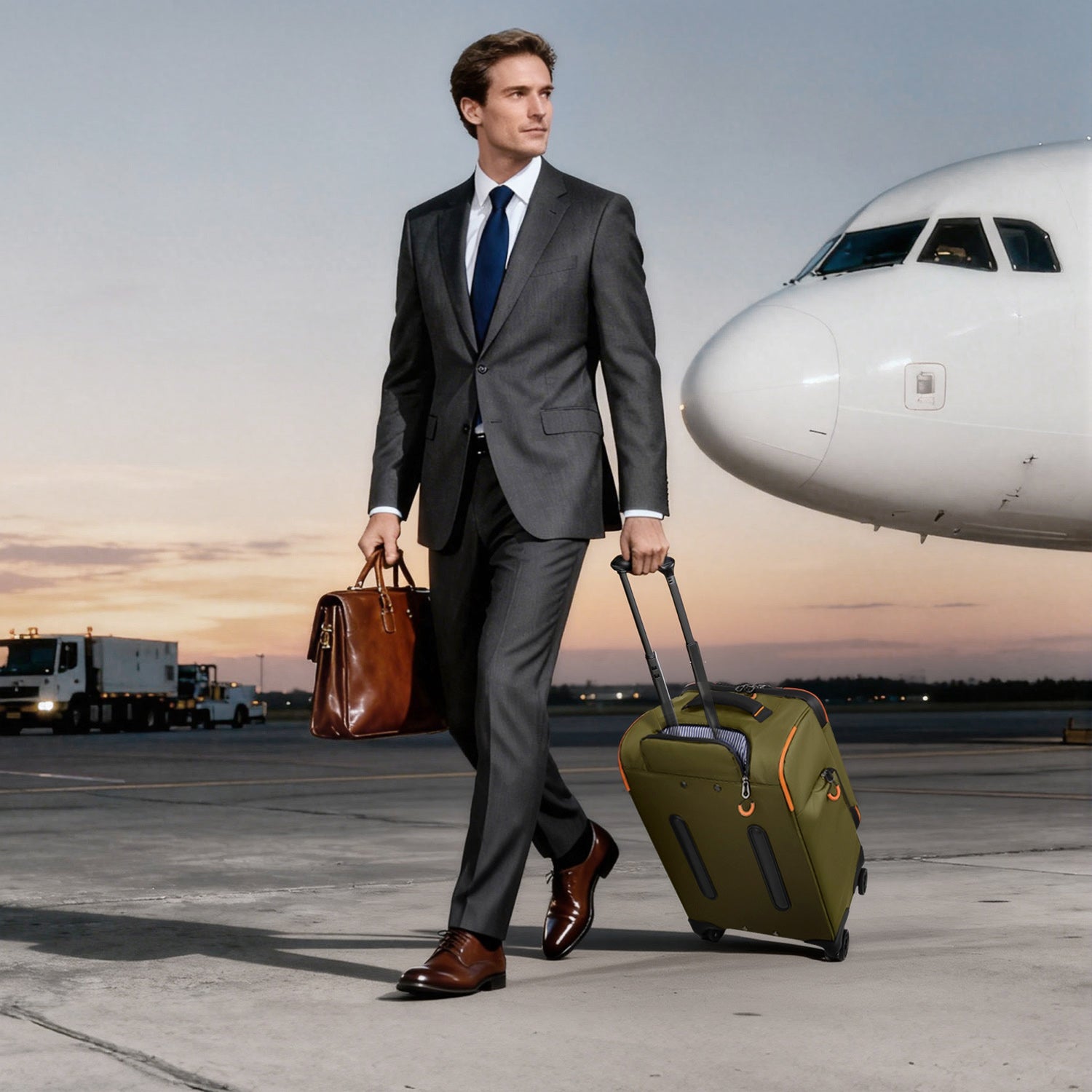 New York XPress TA-8353,20" Luggage, 24in/28in Softside Suitcase w/Double Spinner Wheels, Waterproof,Lightweight Rolling Suitcases for Men/Women