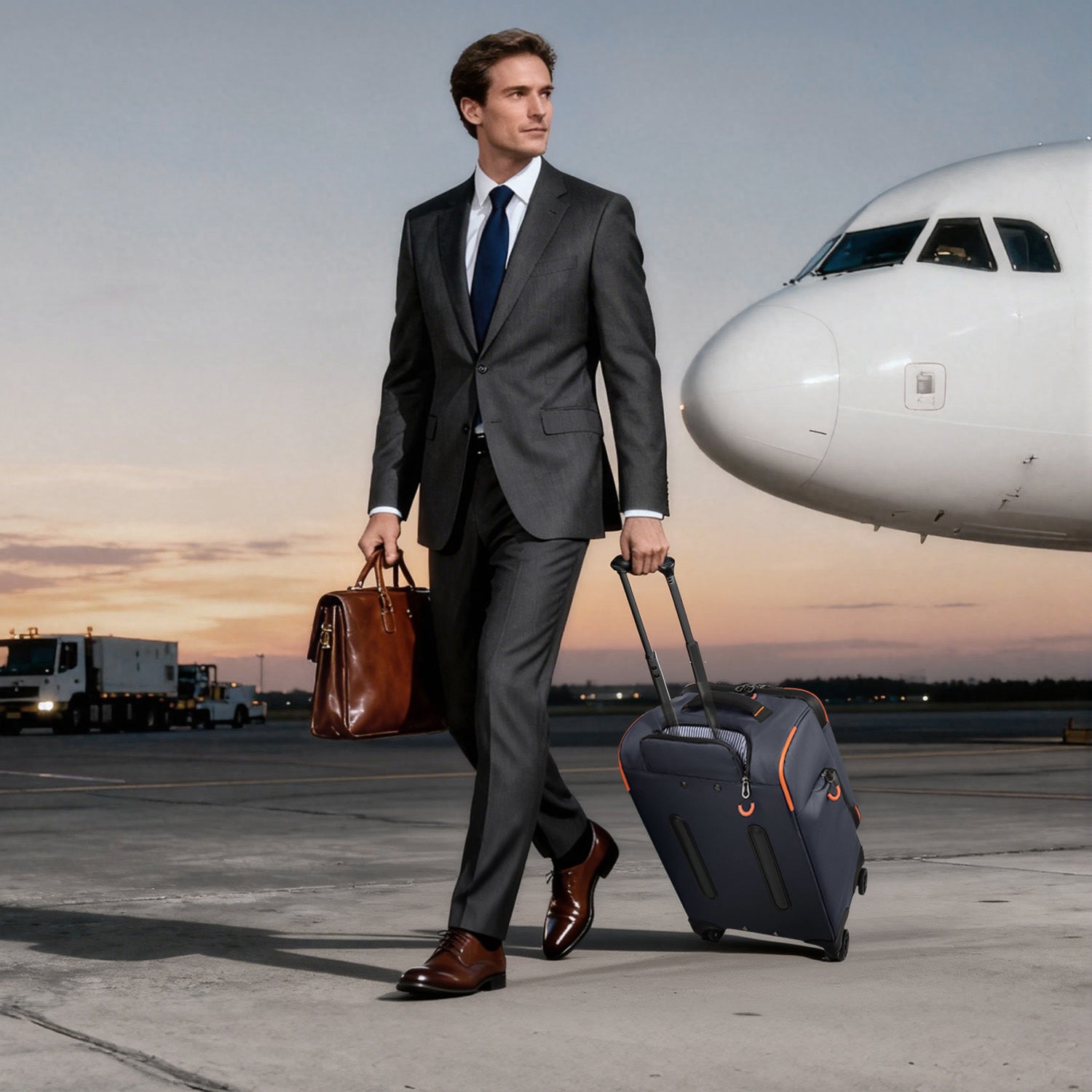 New York XPress TA-8353,20" Luggage, 24in/28in Softside Suitcase w/Double Spinner Wheels, Waterproof,Lightweight Rolling Suitcases for Men/Women
