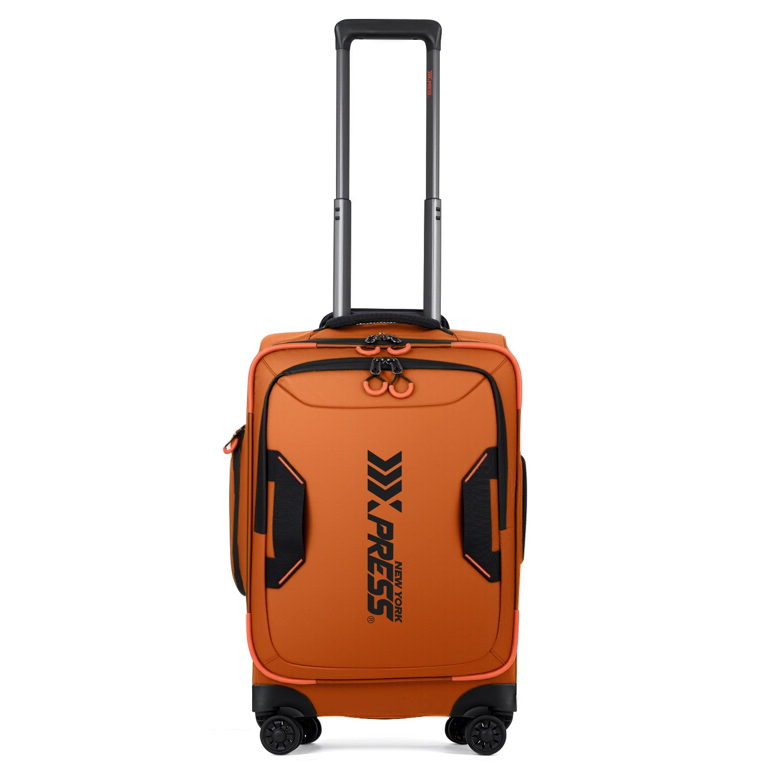 New York XPress TA-8353,20" Luggage, 24in/28in Softside Suitcase w/Double Spinner Wheels, Waterproof,Lightweight Rolling Suitcases for Men/Women
