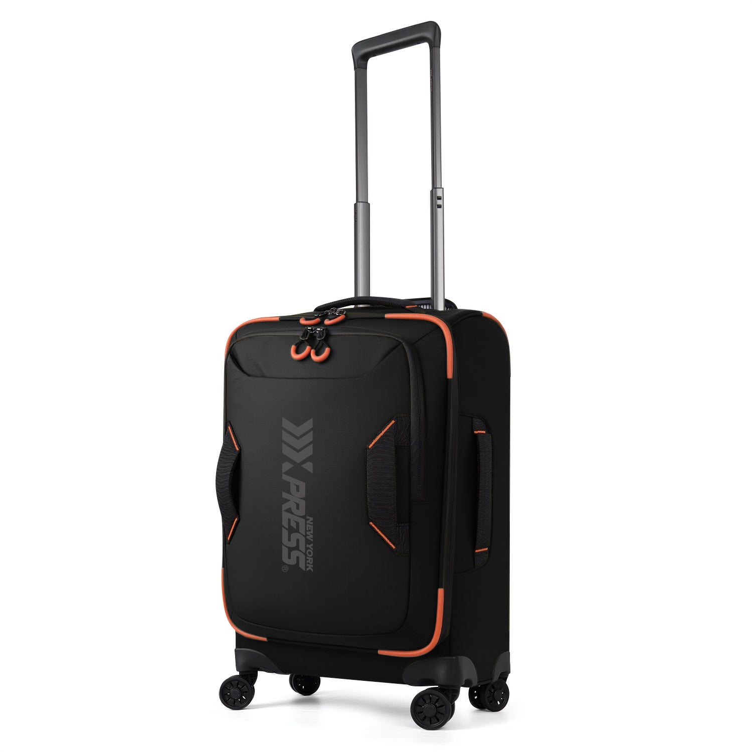 New York XPress TA-8353,20" Luggage, 24in/28in Softside Suitcase w/Double Spinner Wheels, Waterproof,Lightweight Rolling Suitcases for Men/Women