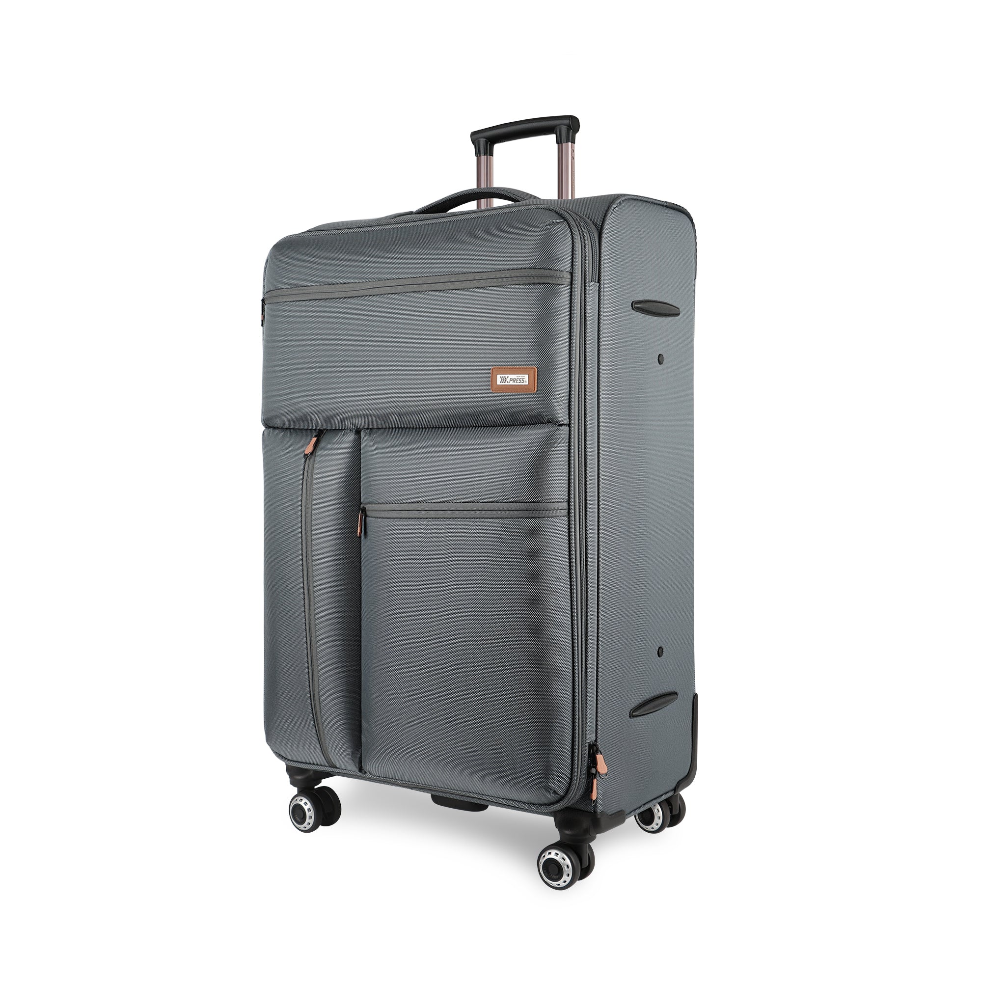 New York XPress XJ 1901,20in/26in/30in Softside Expandable Rolling Luggage w/TSA LOCK and Double Spinner Wheels,Lightweight Suitcases for Men Women