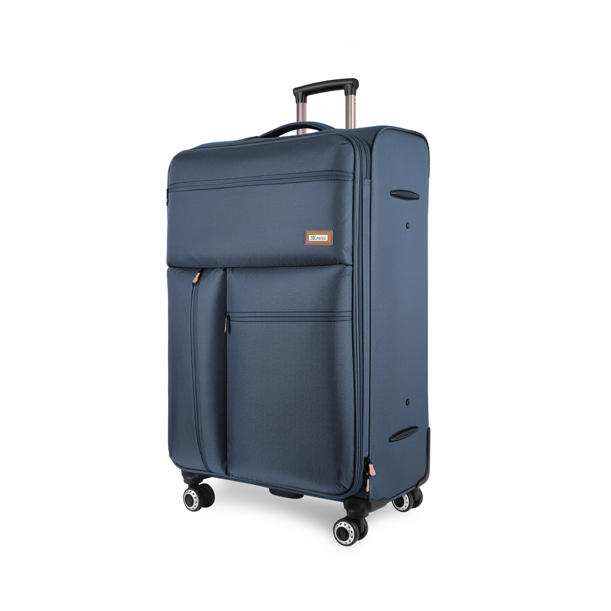 New York XPress XJ 1901,20in/26in/30in Softside Expandable Rolling Luggage w/TSA LOCK and Double Spinner Wheels,Lightweight Suitcases for Men Women