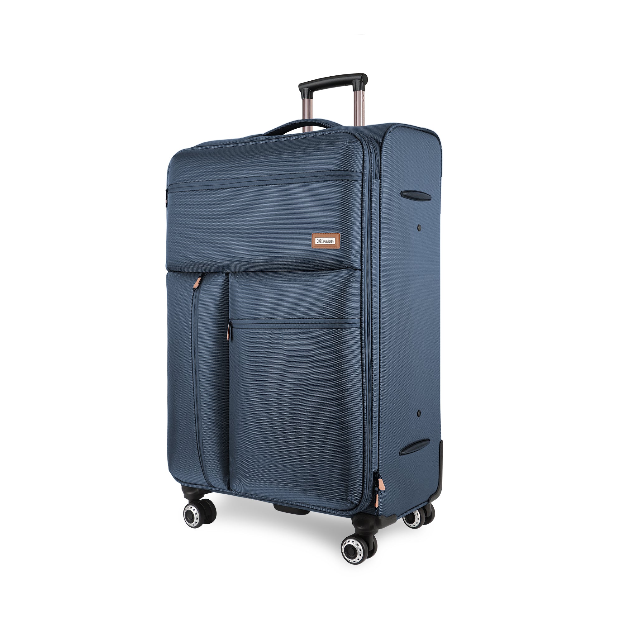 New York XPress XJ 1901,20in/26in/30in Softside Expandable Rolling Luggage w/TSA LOCK and Double Spinner Wheels,Lightweight Suitcases for Men Women