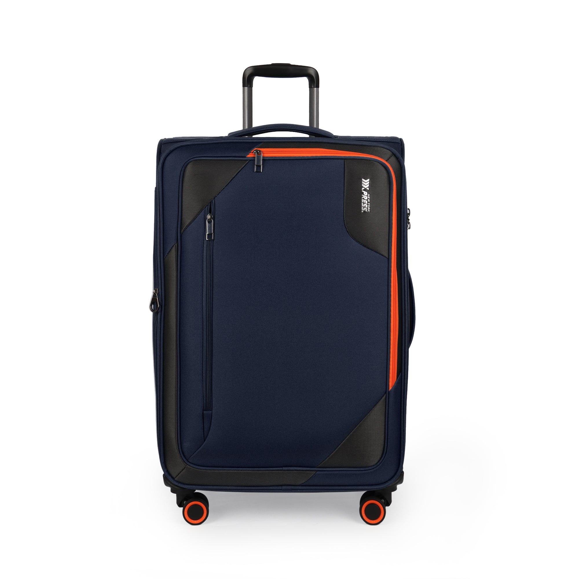 New York XPress WD-8818 Single Suitcase 20''/26''/30'',Softside Suitcase with TSA LOCK,Expandable 20% Luggage with Spinner Wheels,Tear-Resistant
