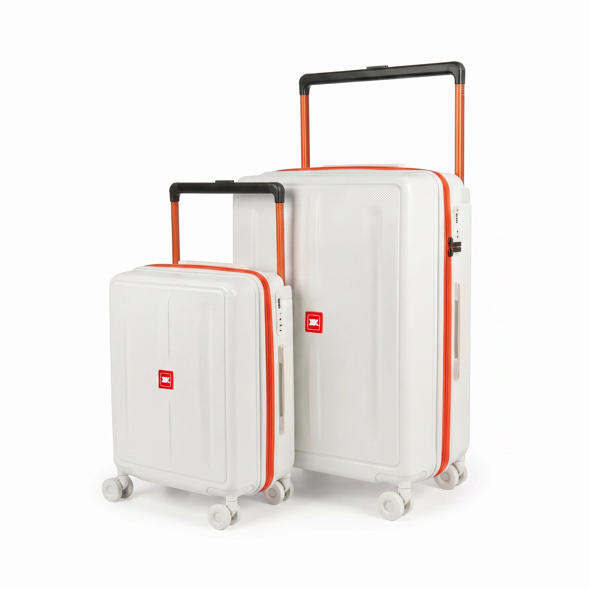 New York XPress LP-13803,3-Piece PC Hardshell Luggage, Expandable 20%, Spinner Wheels, TSA Lock, Wide Handle（20in/26in30in）