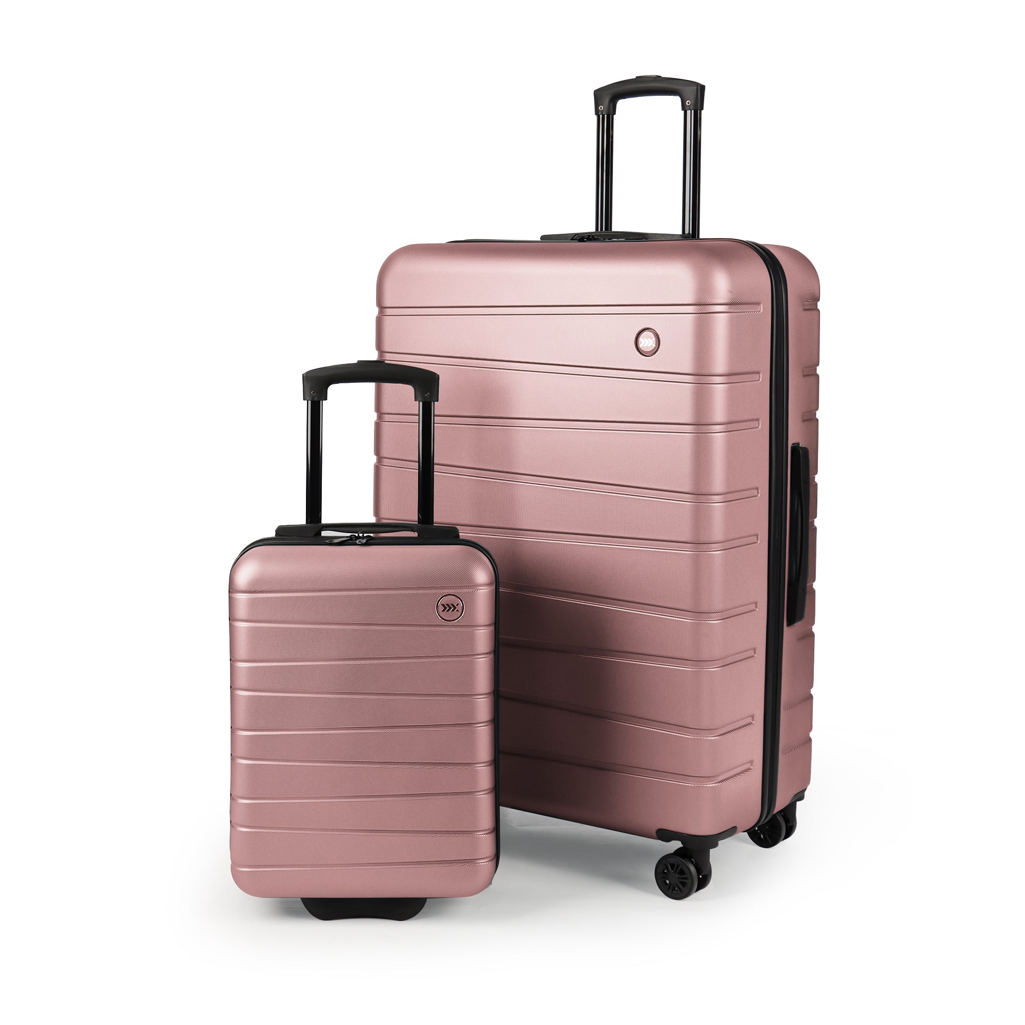 New York XPress 2538 2-PC (16/30in) ABS Hardshell Spinner, No LOCK (Keyhole), Scratch-Resistant, Lightweight Durable for Men/Women