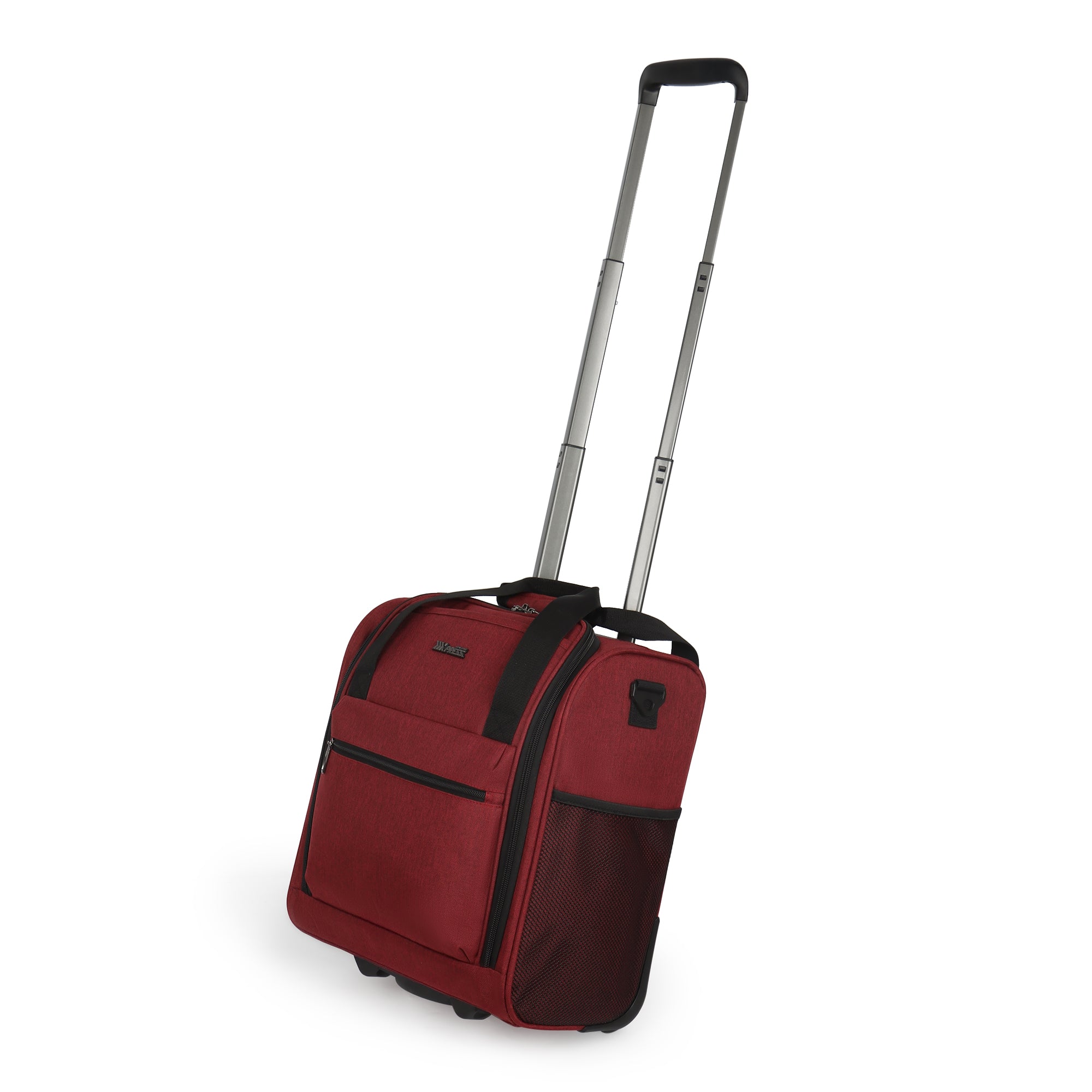 New York XPress TA-13-16,16'' Softside Carry-On Luggage for Airplane,3-in-1 Underseat Carry On Luggage with Wheels,Rolling Suitcase for Men/Women