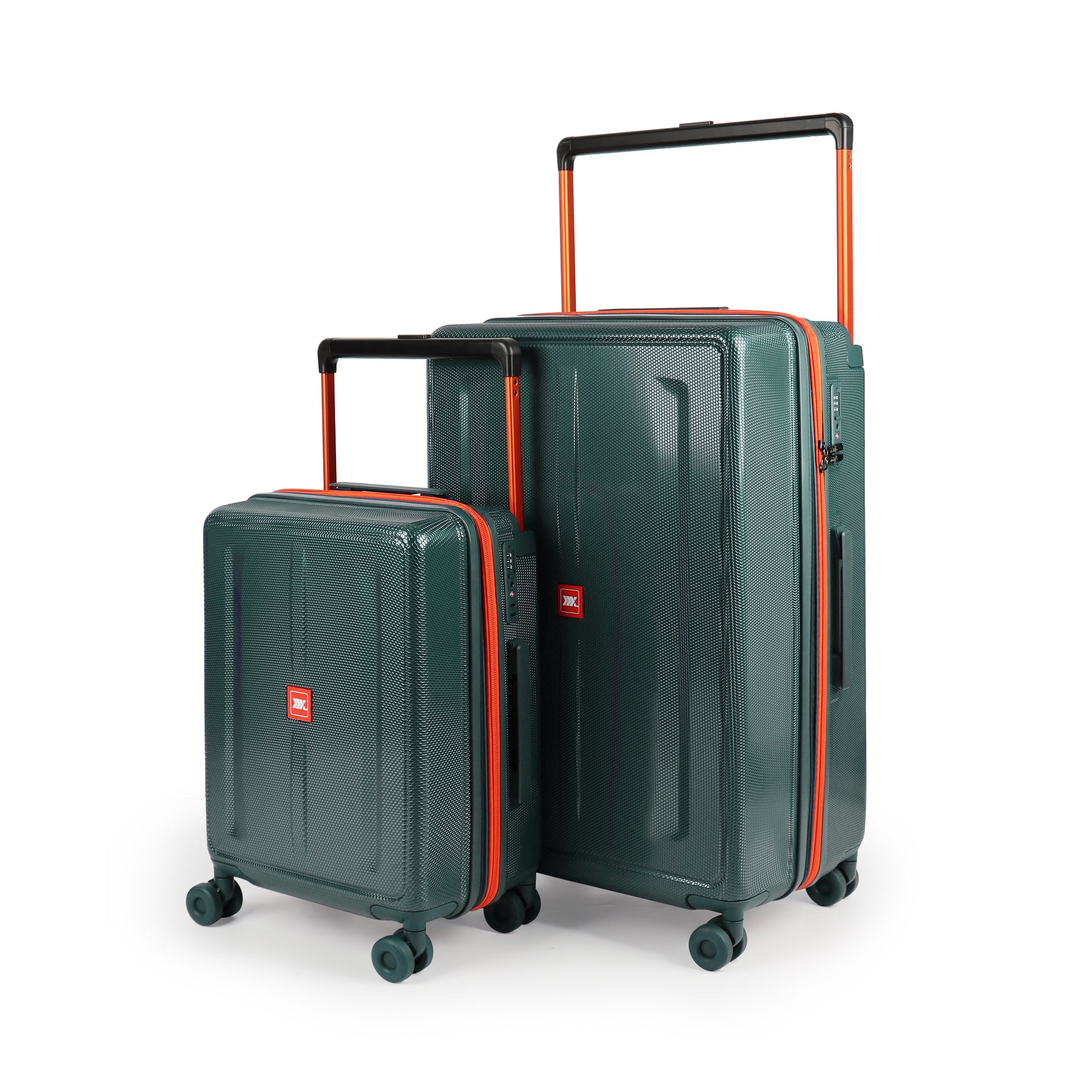 New York XPress LP-13803,3-Piece PC Hardshell Luggage, Expandable 20%, Spinner Wheels, TSA Lock, Wide Handle（20in/26in30in）