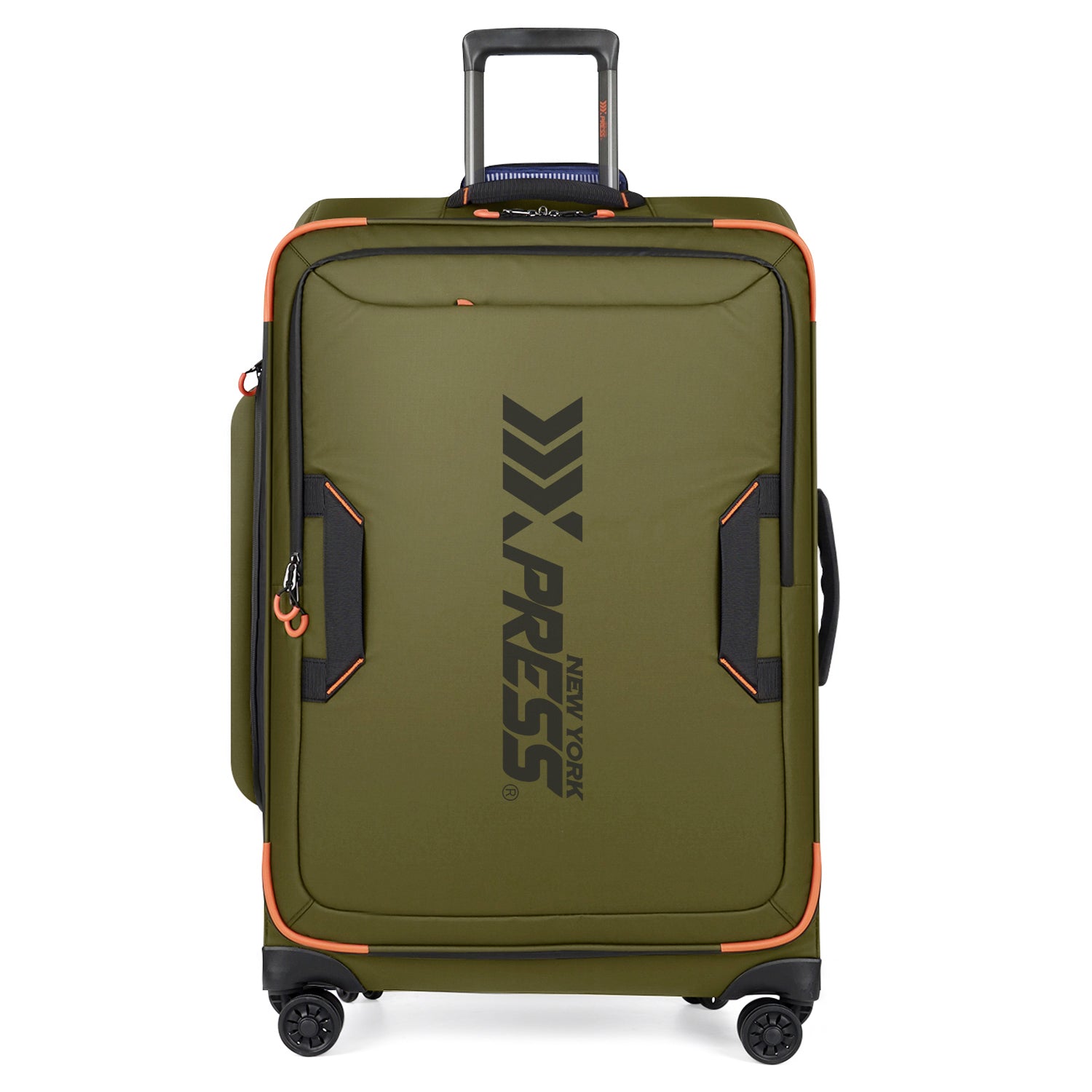 New York XPress TA-8353,20" Luggage, 24in/28in Softside Suitcase w/Double Spinner Wheels, Waterproof,Lightweight Rolling Suitcases for Men/Women