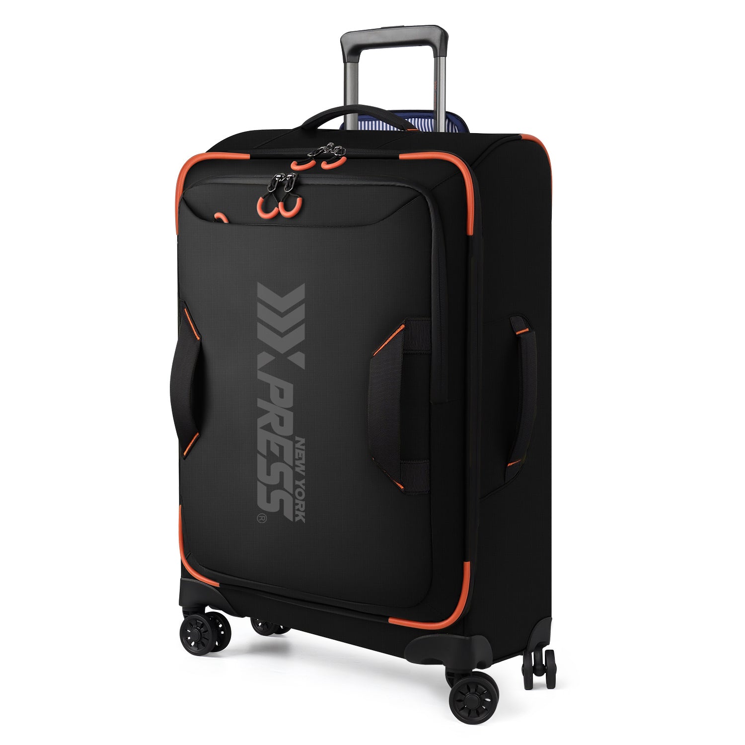 New York XPress TA-8353,20" Luggage, 24in/28in Softside Suitcase w/Double Spinner Wheels, Waterproof,Lightweight Rolling Suitcases for Men/Women