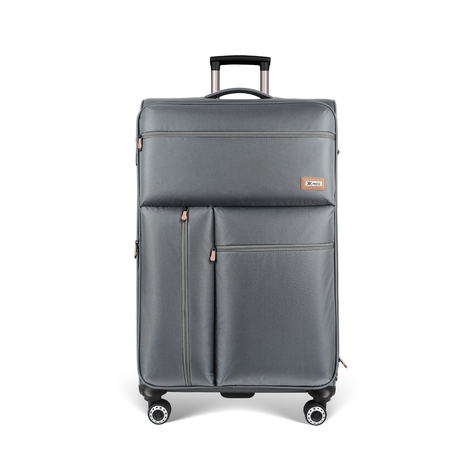 New York XPress XJ 1901,20in/26in/30in Softside Expandable Rolling Luggage w/TSA LOCK and Double Spinner Wheels,Lightweight Suitcases for Men Women