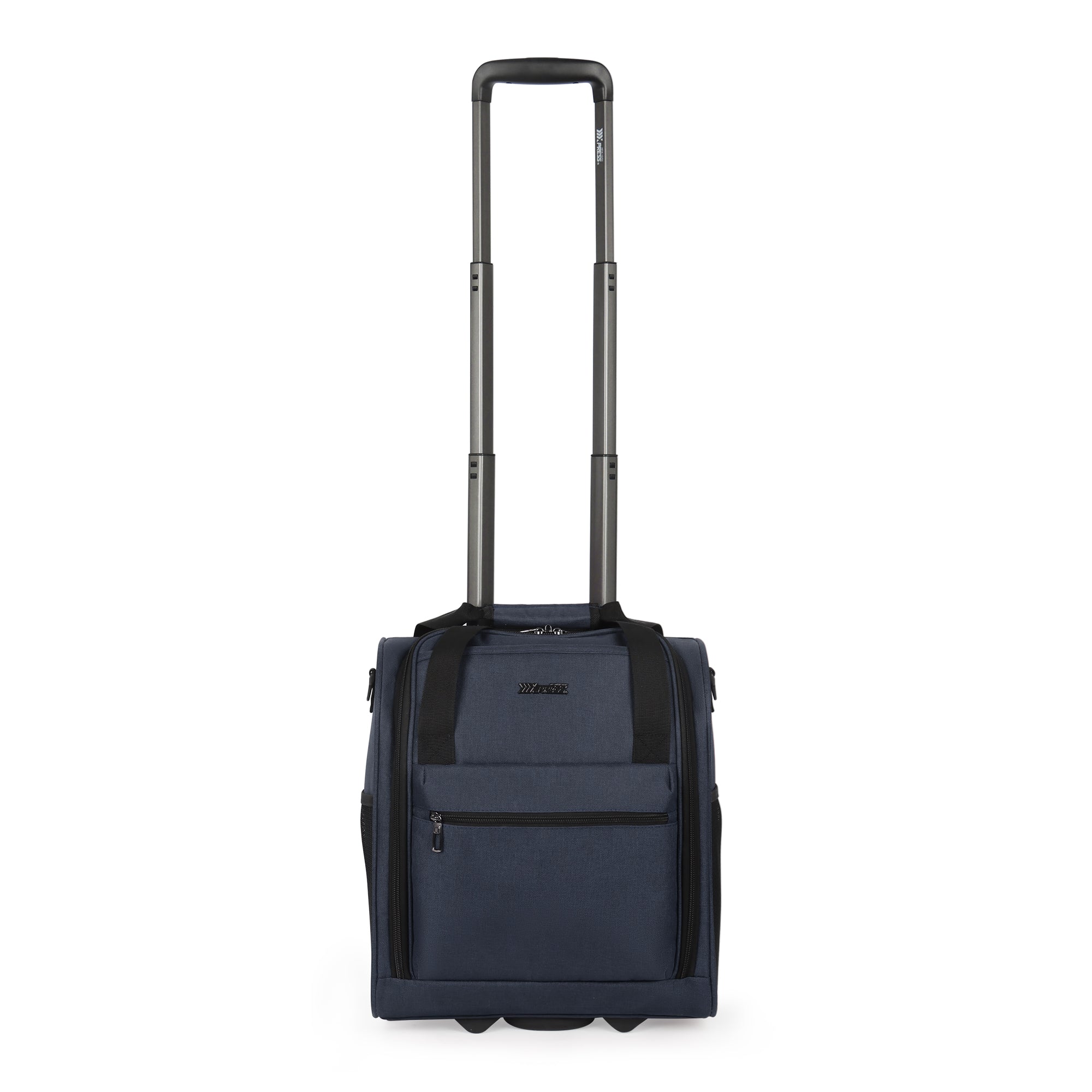 New York XPress TA-13-16,16'' Softside Carry-On Luggage for Airplane,3-in-1 Underseat Carry On Luggage with Wheels,Rolling Suitcase for Men/Women