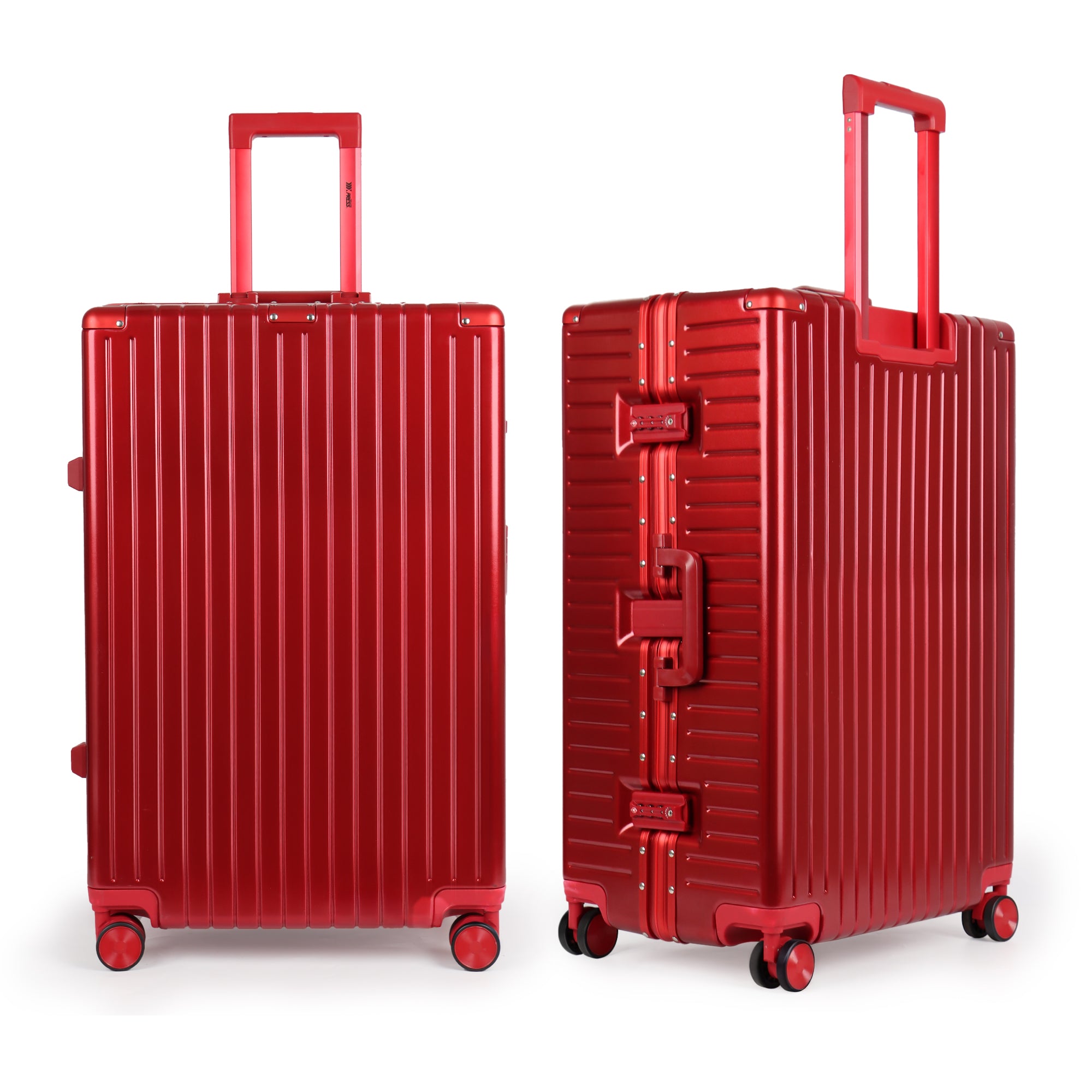 NEW YORK XPRESS Zipperless Luggage AL-12501,20in/30in,Aluminum Frame w/TSA LOCK w/Spinner Wheels