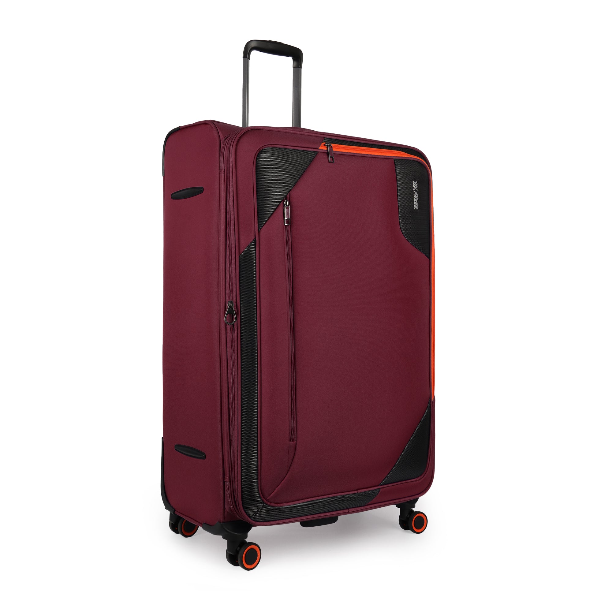 New York XPress WD-8818 Single Suitcase 20''/26''/30'',Softside Suitcase with TSA LOCK,Expandable 20% Luggage with Spinner Wheels,Tear-Resistant