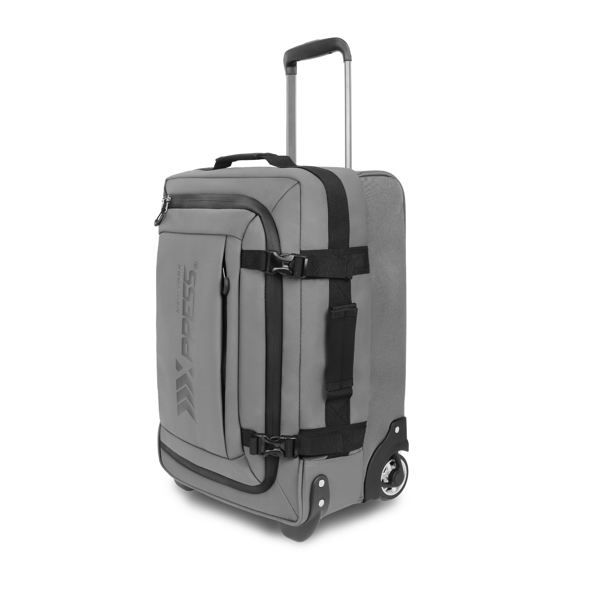 New York XPress TA-069-20'' Rolling Duffle Bag w/Wheels,26in/30in Rolling Duffle Bag w/Handle,Carry on Luggage Travel Duffle Bags for Man Women