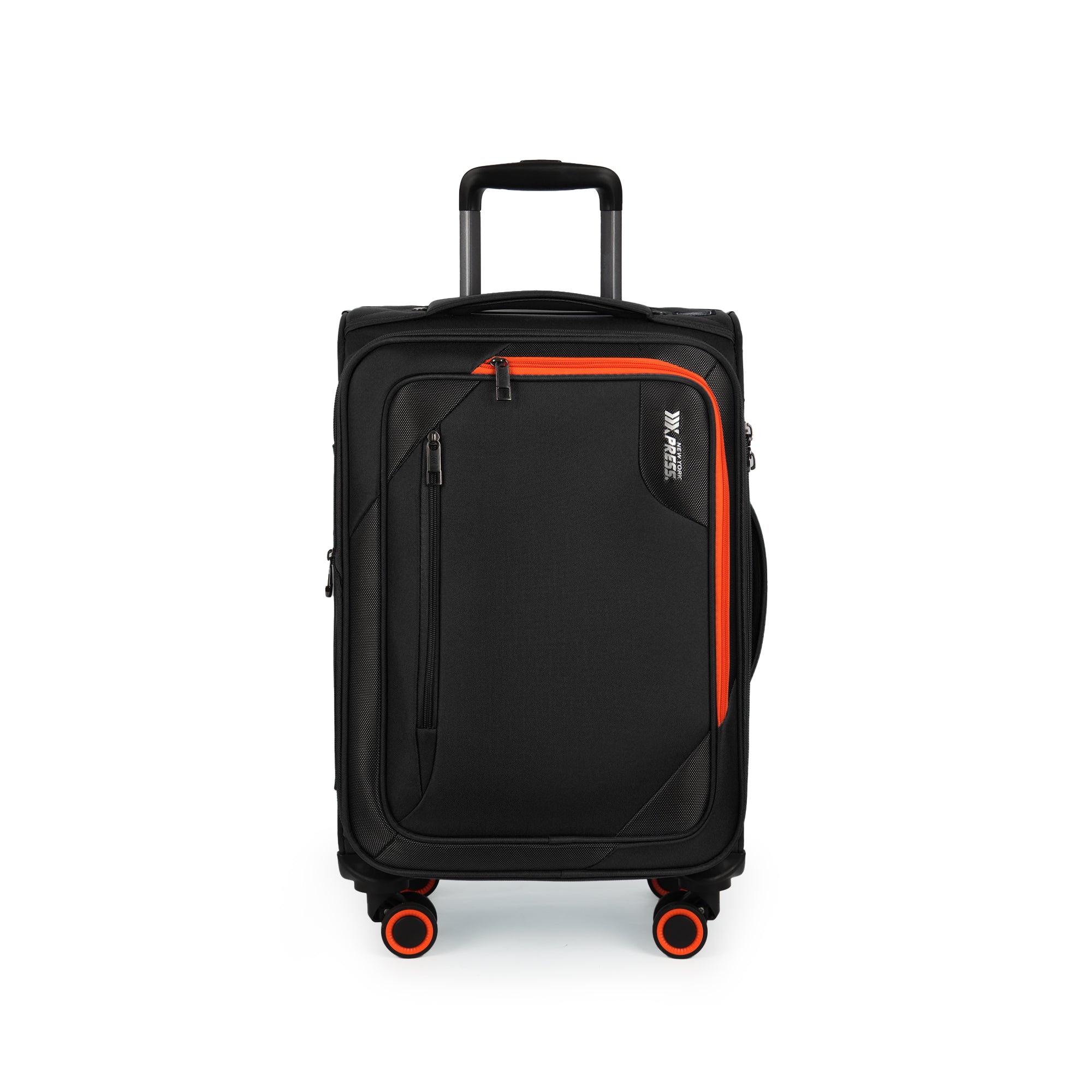 New York XPress WD-8818 Single Suitcase 20''/26''/30'',Softside Suitcase with TSA LOCK,Expandable 20% Luggage with Spinner Wheels,Tear-Resistant