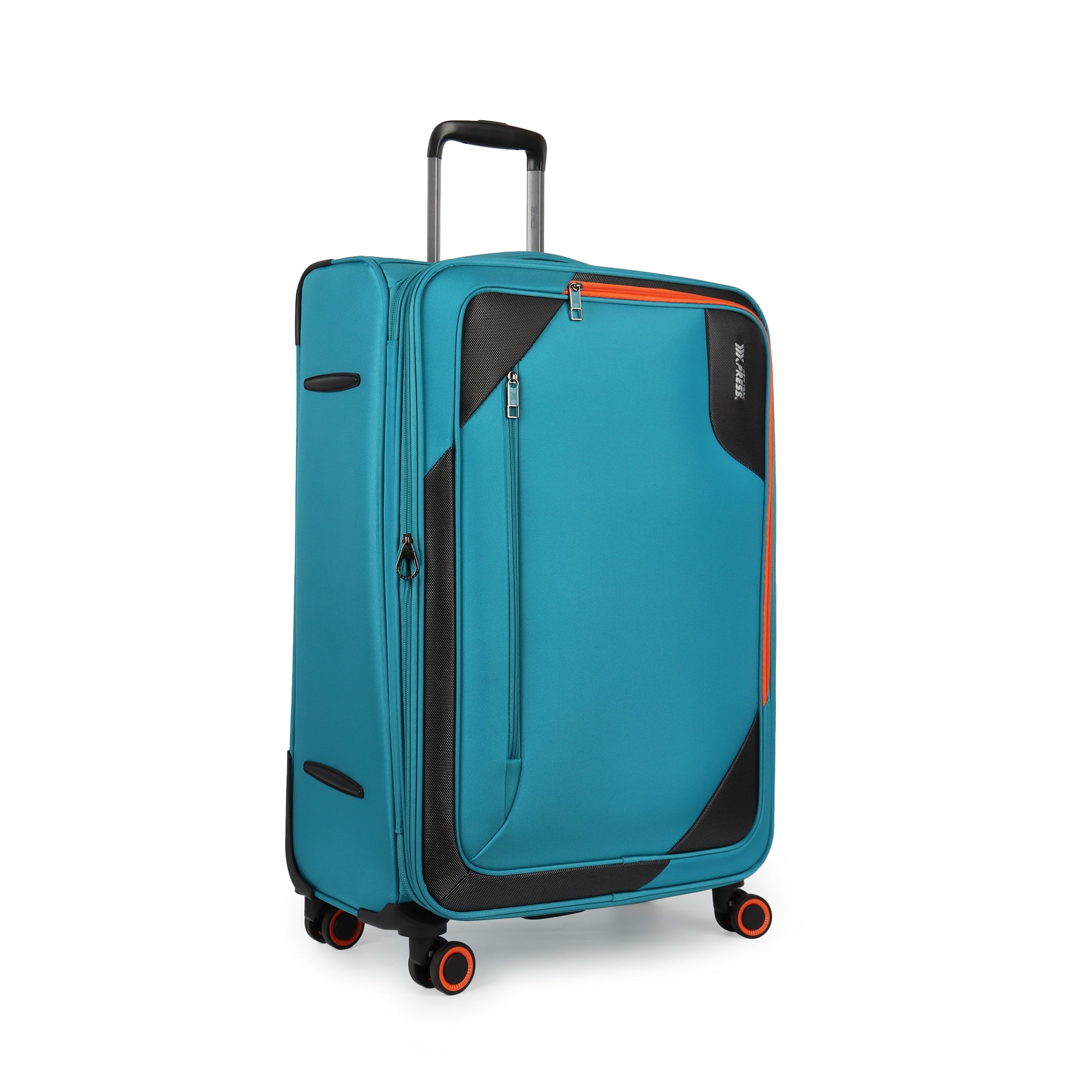 New York XPress WD-8818 Single Suitcase 20''/26''/30'',Softside Suitcase with TSA LOCK,Expandable 20% Luggage with Spinner Wheels,Tear-Resistant