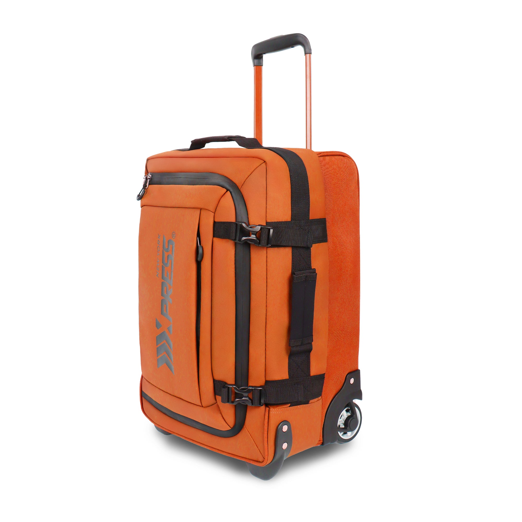 New York XPress TA-069-20'' Rolling Duffle Bag w/Wheels,26in/30in Rolling Duffle Bag w/Handle,Carry on Luggage Travel Duffle Bags for Man Women