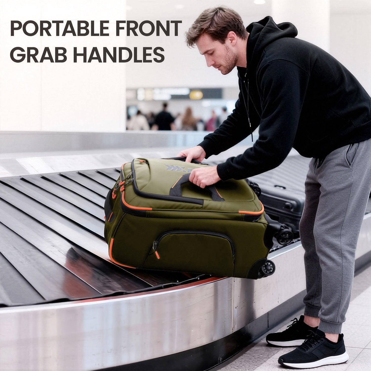 New York XPress TA-8353,20" Luggage, 24in/28in Softside Suitcase w/Double Spinner Wheels, Waterproof,Lightweight Rolling Suitcases for Men/Women