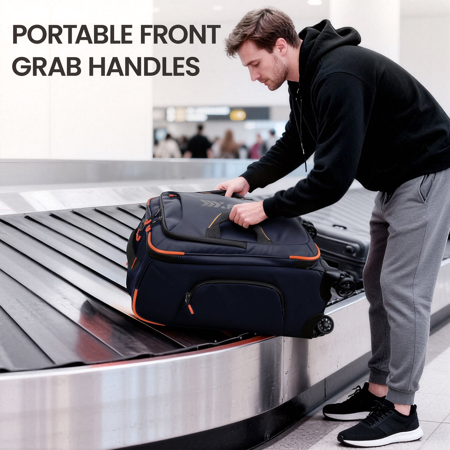 New York XPress TA-8353,20" Luggage, 24in/28in Softside Suitcase w/Double Spinner Wheels, Waterproof,Lightweight Rolling Suitcases for Men/Women