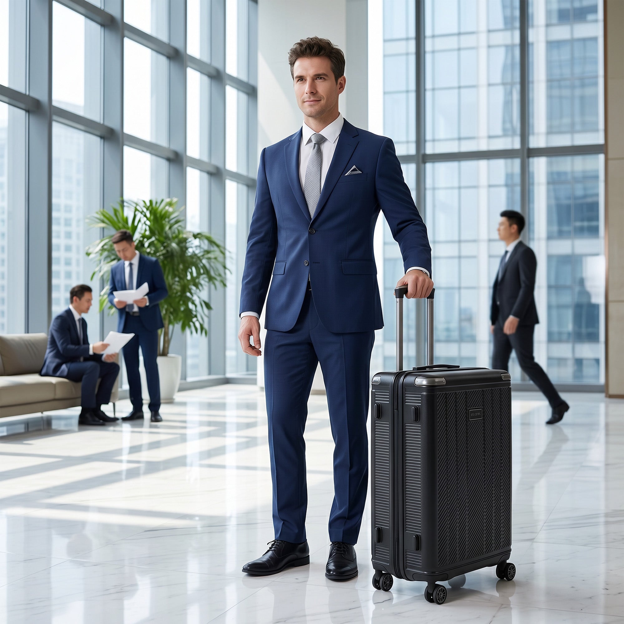 New York XPress WD577,Single Suitcase 20/26/30in Hardshell Luggage, TSA LOCK, w/Spinner Wheels,Expandable 20%, Lightweight Rolling Suitcase