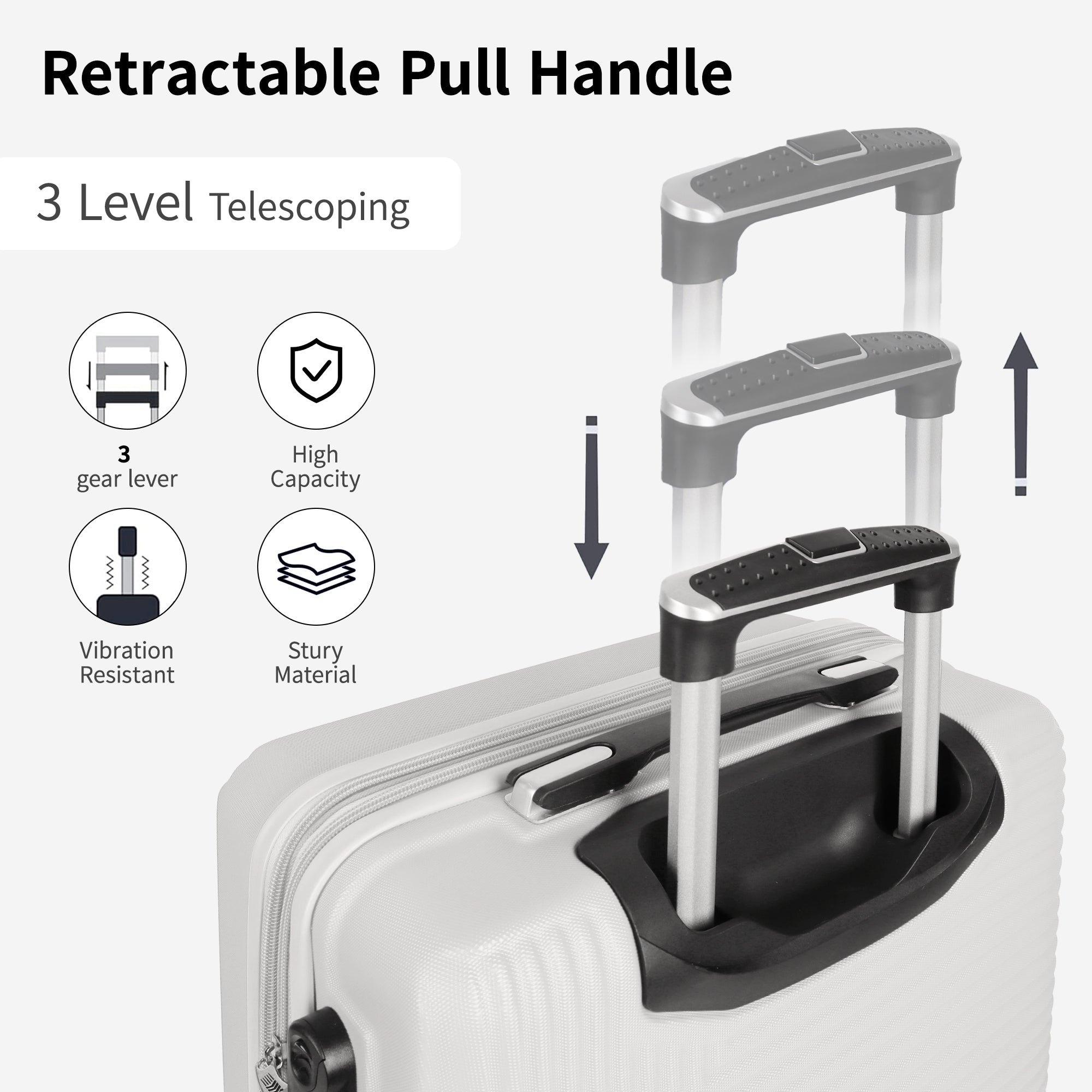 NEW YORK XPRESS WD-588-20" Hardside Carry-On Luggage for Airplane,Hardshell Suitcase with 8 Spinner Wheels