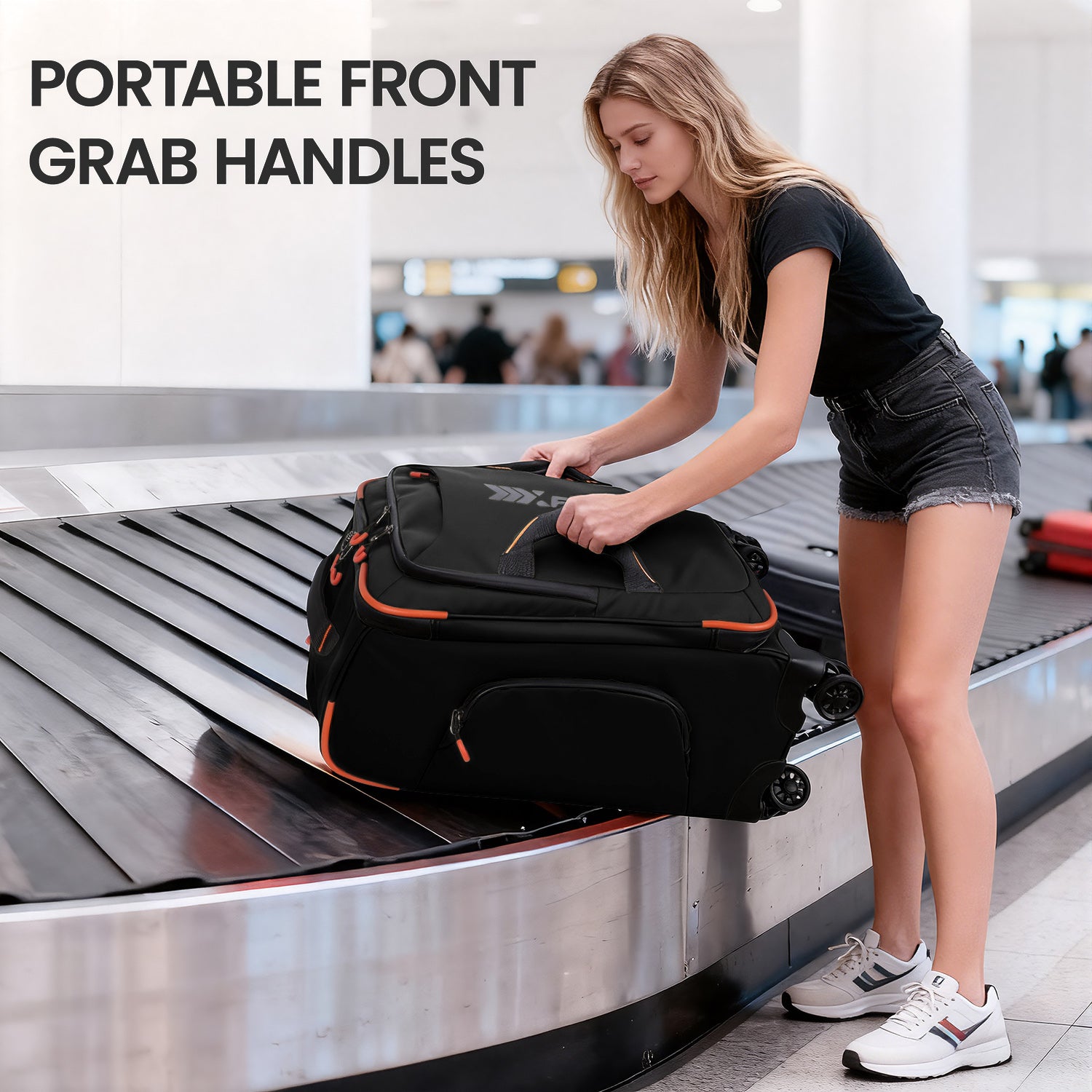 New York XPress TA-8353,20" Luggage, 24in/28in Softside Suitcase w/Double Spinner Wheels, Waterproof,Lightweight Rolling Suitcases for Men/Women