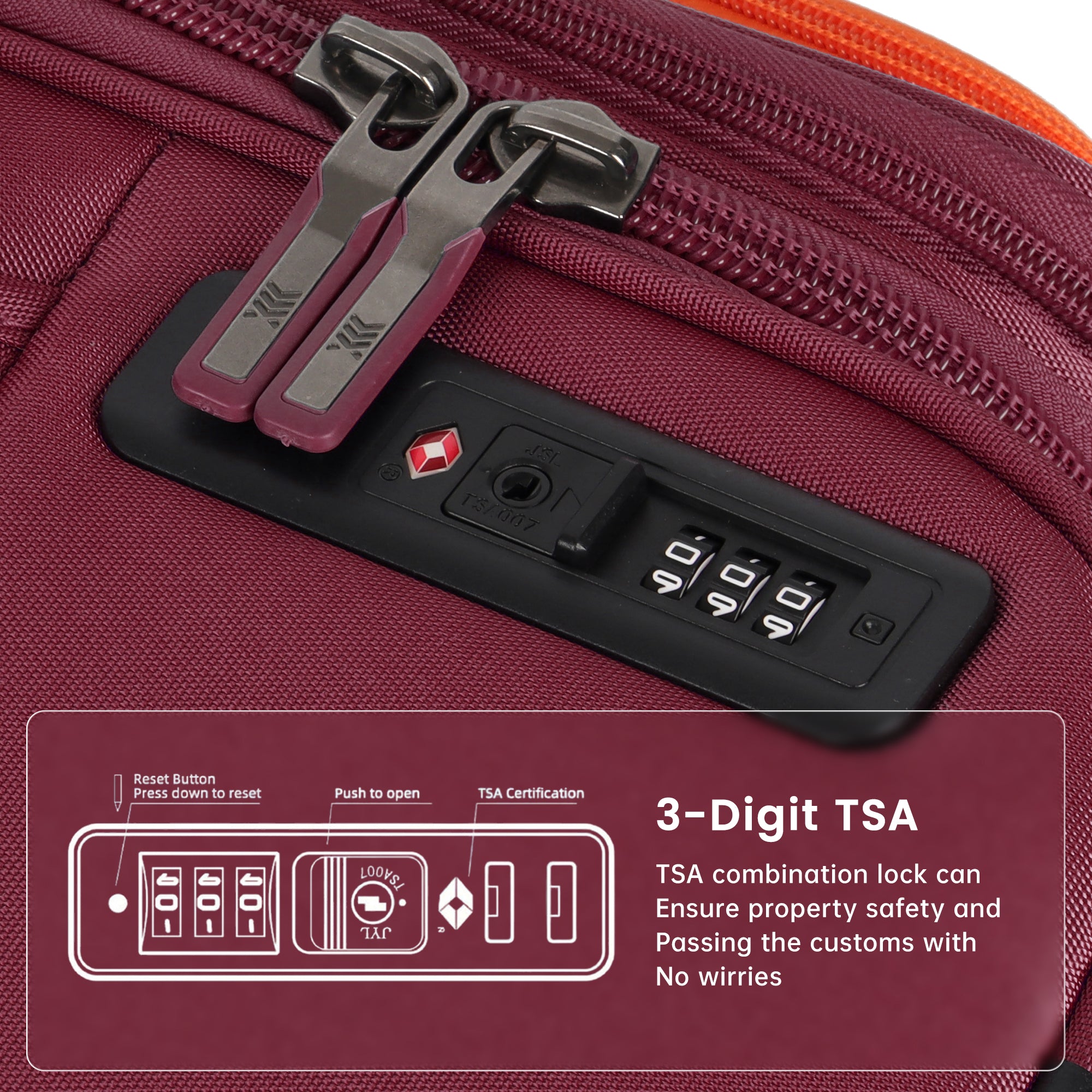 New York XPress WD-8818 Single Suitcase 20''/26''/30'',Softside Suitcase with TSA LOCK,Expandable 20% Luggage with Spinner Wheels,Tear-Resistant