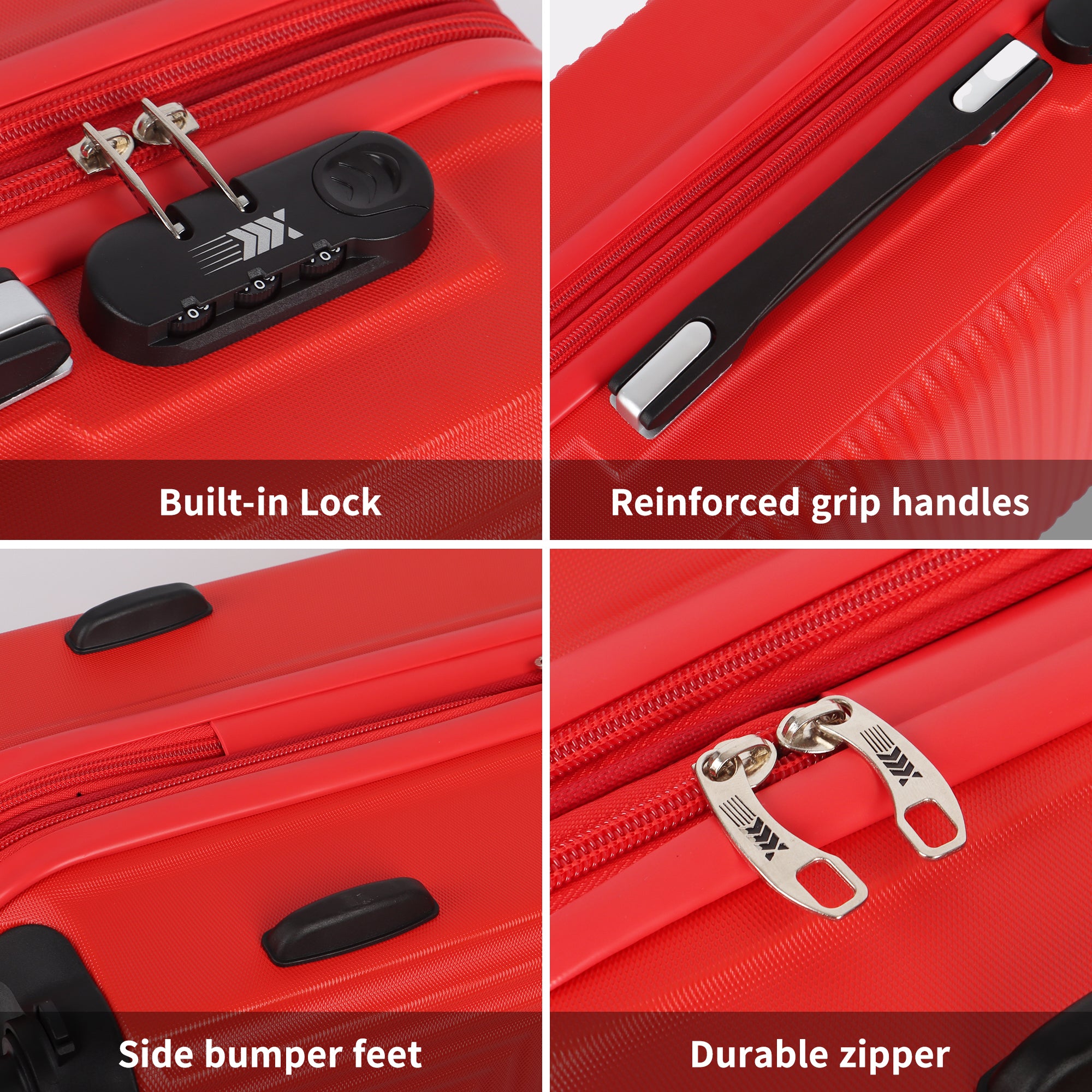 NEW YORK XPRESS WD-588-20" Hardside Carry-On Luggage for Airplane,Hardshell Suitcase with 8 Spinner Wheels