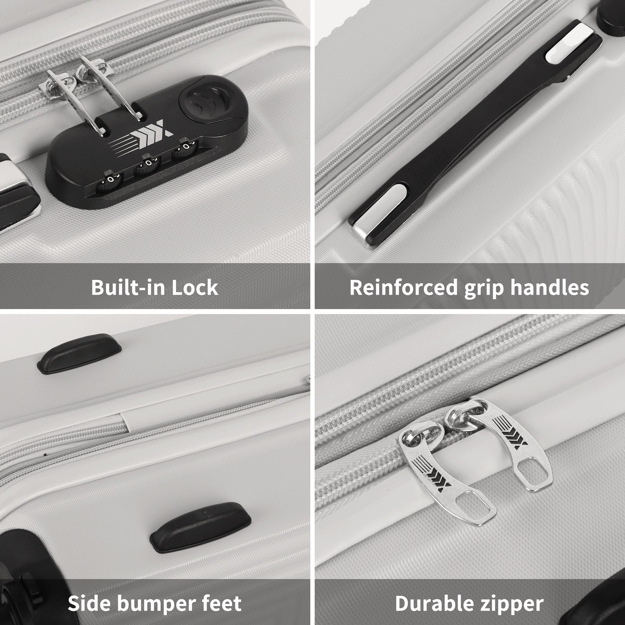 NEW YORK XPRESS WD-588-20" Hardside Carry-On Luggage for Airplane,Hardshell Suitcase with 8 Spinner Wheels