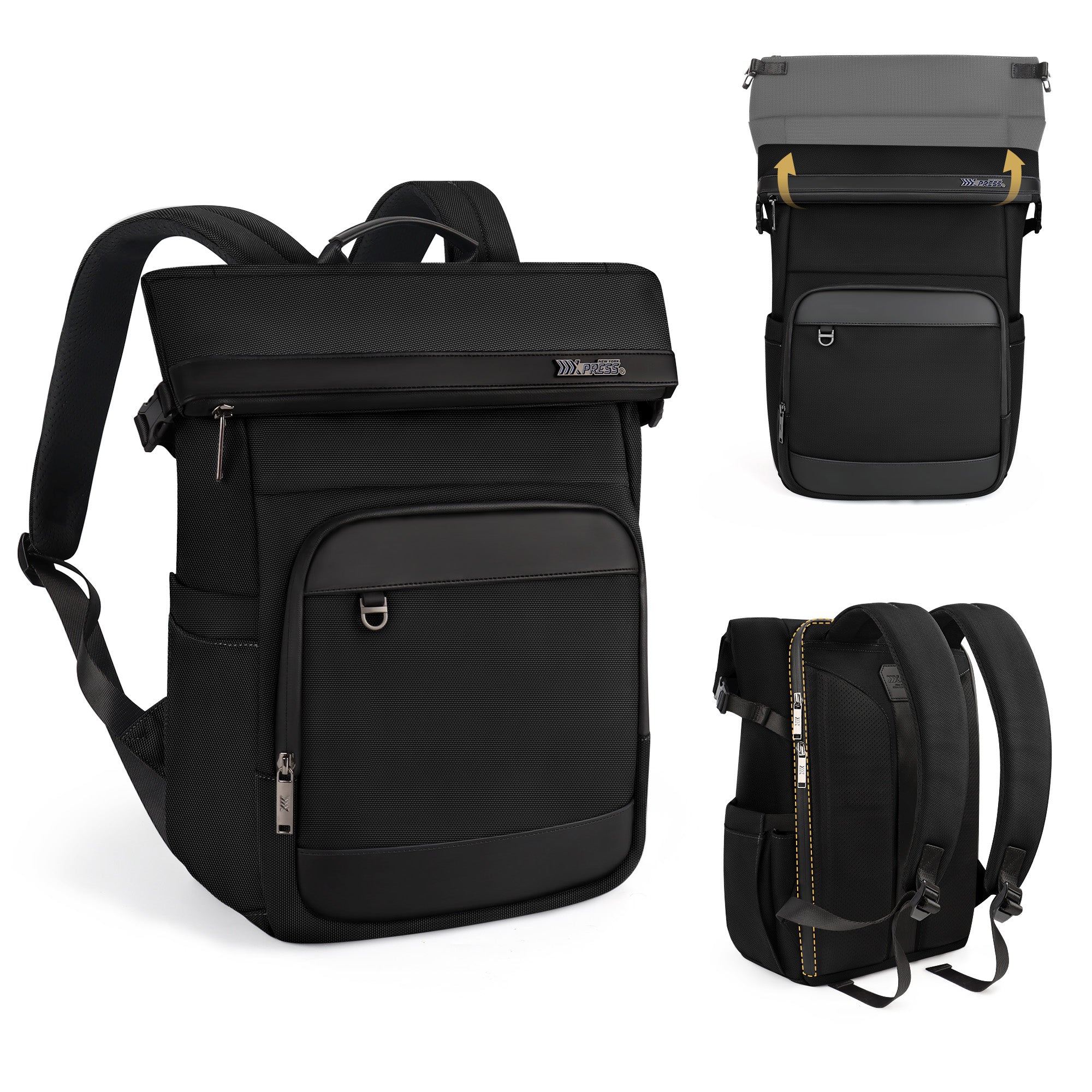 New York XPress B00684 Backpack 20'' Large Capacity Travel Laptop Backpack for 17 inch Laptop,Waterproof Backpack 27L