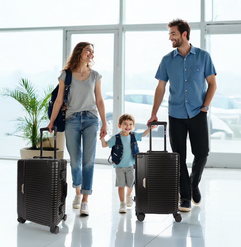 Luggage AL1377,Carry On Luggage 20 inch,Aluminum Alloy Zipperless Suitcase with Spinner Wheels