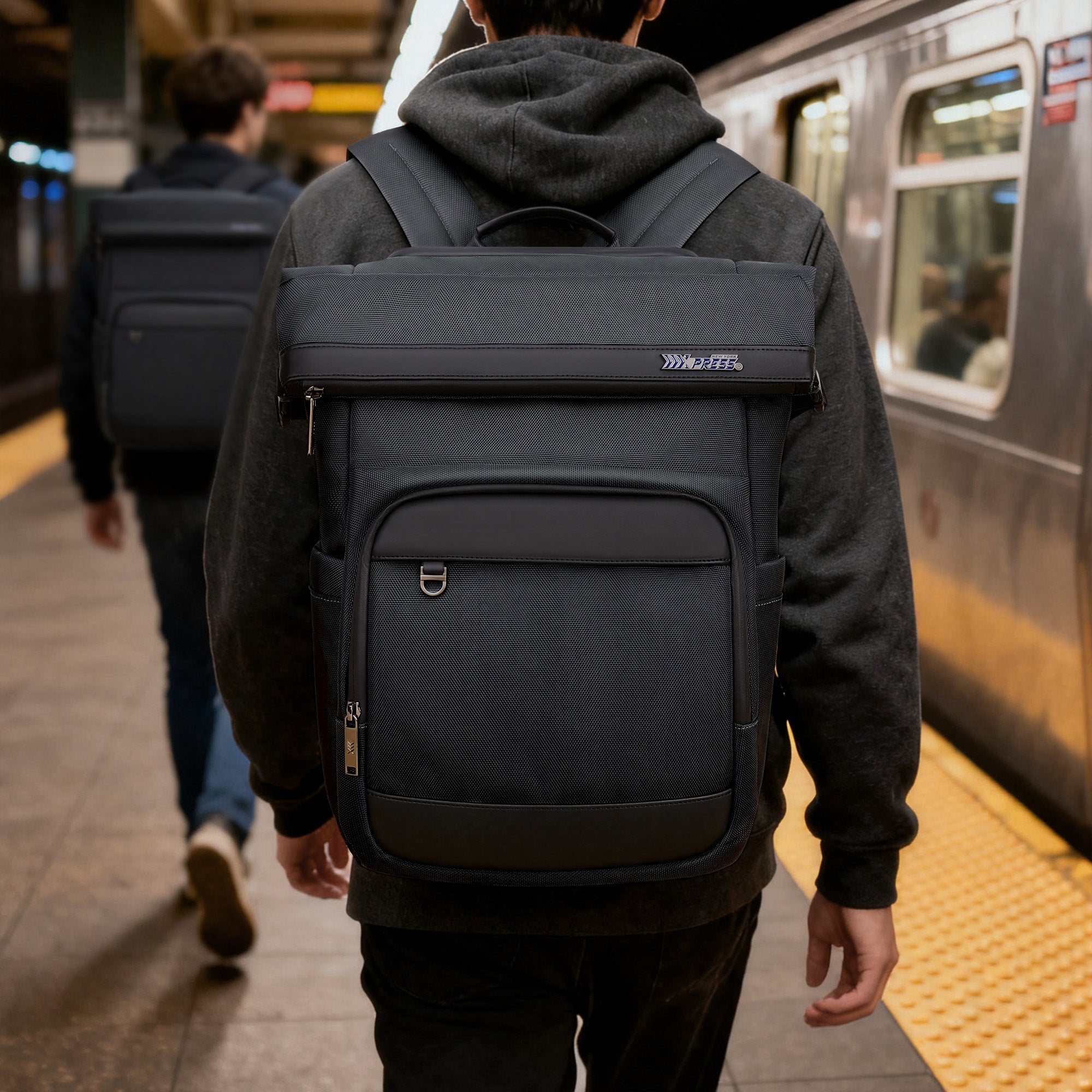 New York XPress B00684 Backpack 20'' Large Capacity Travel Laptop Backpack for 17 inch Laptop,Waterproof Backpack 27L