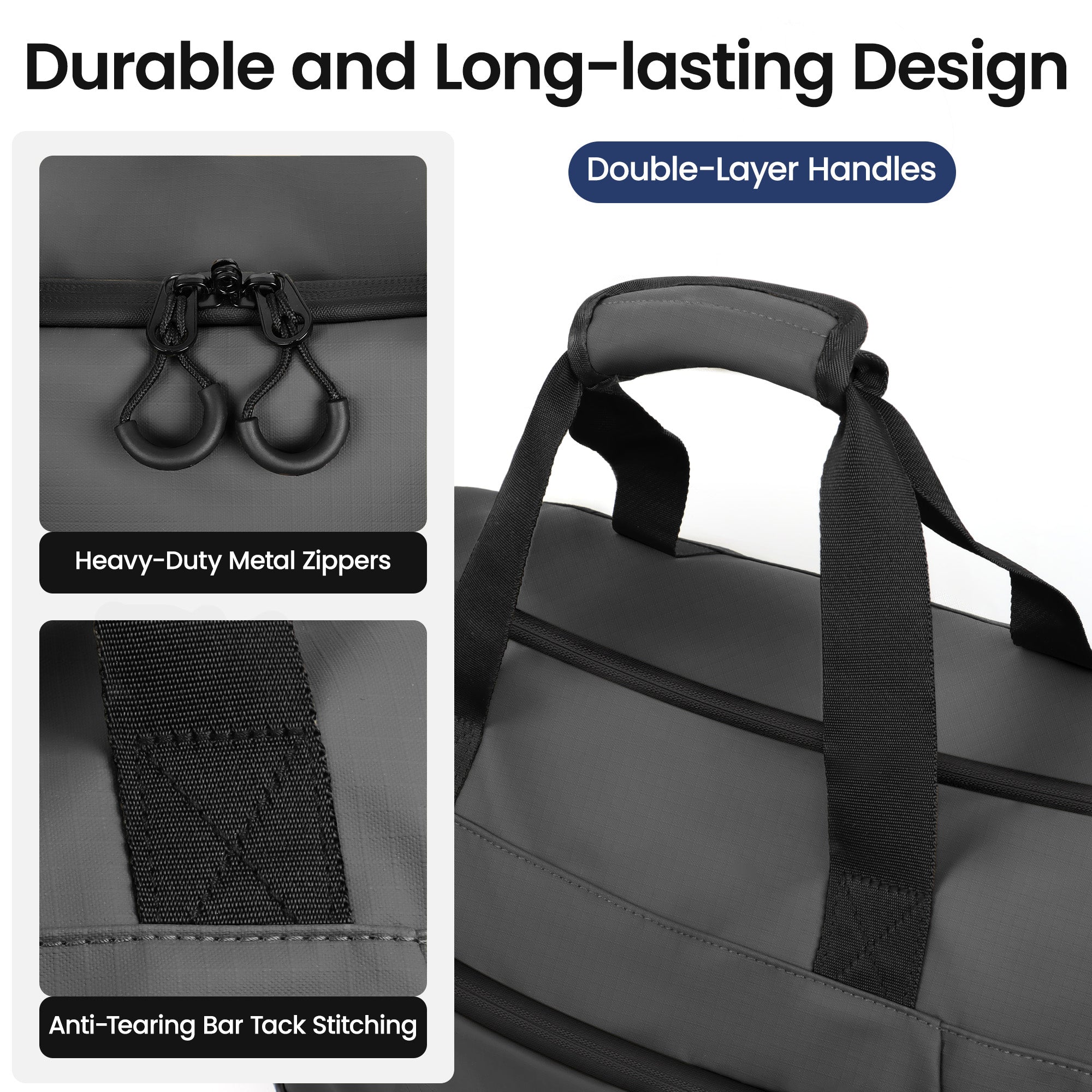 New York XPress GB-261, 2 in 1 Convertible Garment Bag for Travel,Carry on Garment Duffel Bag with Shoulder Strap,Hanging Suit Compartment,Duffle Bag
