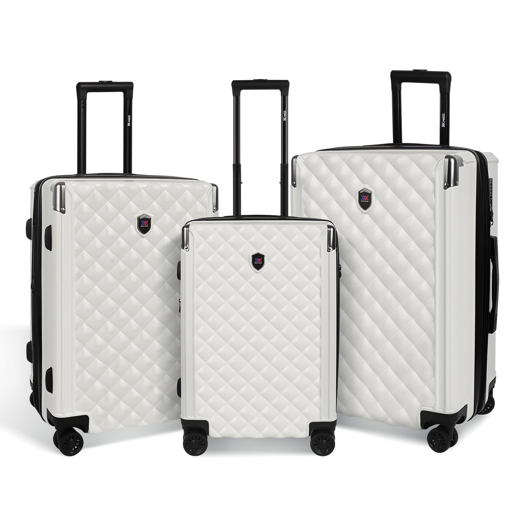 WD-576-Luggage Sets 3 Piece（20/24/28in） PC Hardshell Suitcases