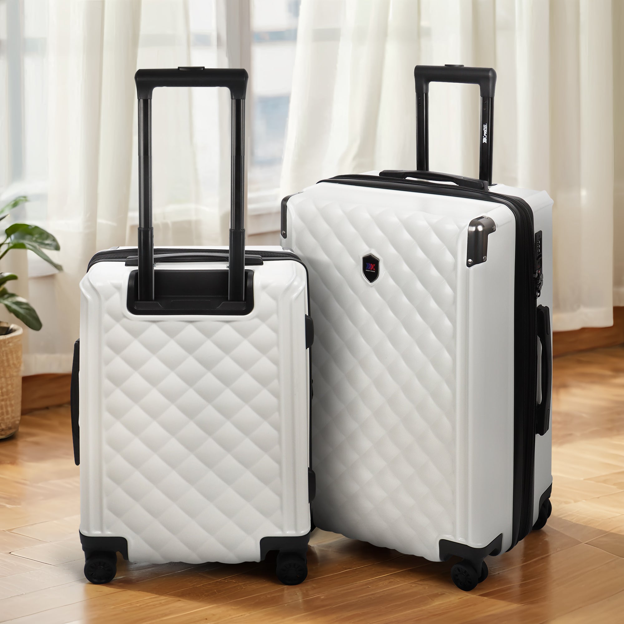 WD-576-Luggage Sets 3 Piece（20/24/28in） PC Hardshell Suitcases