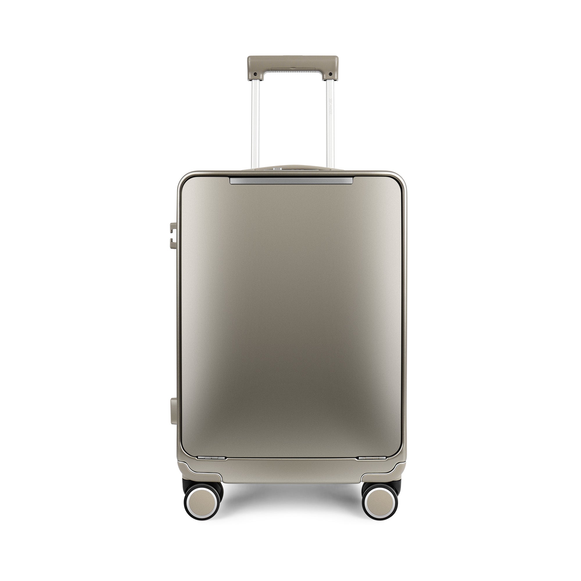 New York XPress LA-266, 20'' Carry on Luggage with Front Pocket & Cup Holder,Suitcase with Aluminum Frame,PC Hard Shell Suitcases w/TSA LOCK