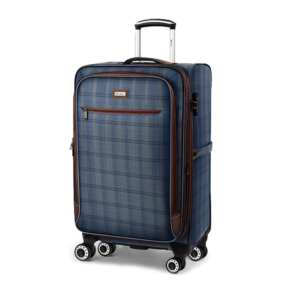 New York XPress XJ-2511-20'' Carry on Suitcase,26in/30in Softside Luggage w/TSA LOCK-Travel Luggage for Men Women
