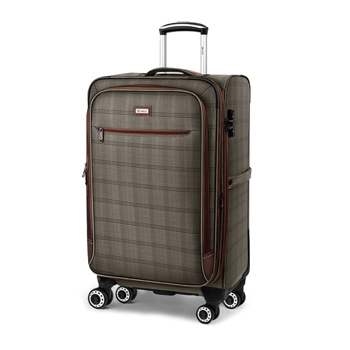 New York XPress XJ-2511-20'' Carry on Suitcase,26in/30in Softside Luggage w/TSA LOCK-Travel Luggage for Men Women